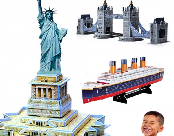 Edukatívne 3D puzzle Titanic