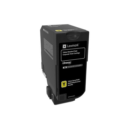 Lexmark 74C2SYE žltý (yellow) originálny toner.
Originálny toner = záruka priamo od výrobcu tlačiarne
100 % použitie v tlačiarni - bezproblémové fungovanie s vašou tlačiarňou
Použitím originálnej náplne predlžujete životnosť tlačiarne
Osvedčená špičková kvalita - vysoko kvalitná a spoľahlivá tlač originálnou tlačovou kazetou od prvej do poslednej stránky
Trvalé a profesionálne výsledky tlače - dlhodobá udržateľnosť tlače
Kratšia prodleva pri tlači stránok
Garancia Vašej spokojnosti s použitím našej originálnej náplne
Zabezpečujeme bezplatnú recykláciu originálnych náplní
Zlyhanie náplne v menej ako 1% prípadov
Jednoduchá a rýchla výmena náplne

Kód výrobcu: 74C2SYE