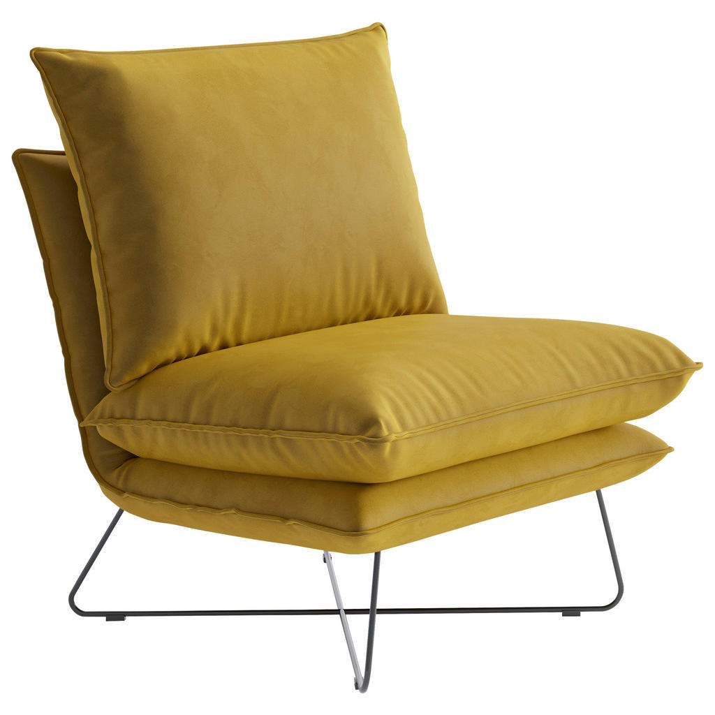 Livetastic KRESLO 1 ks, textil, žltá.