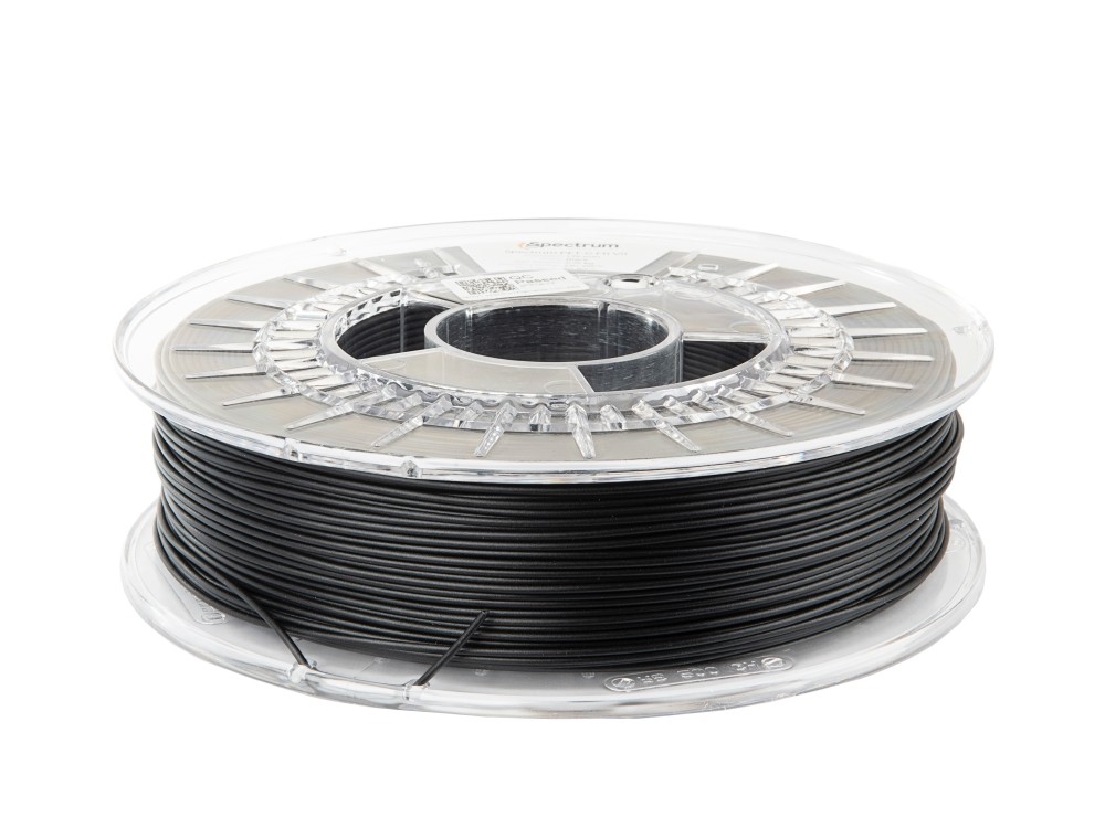 Spectrum 80552 3D filament, PET-G FR V0, 1,75mm, 750g, black.
Vlastnosti materiálu

navrhnutý tak, aby spĺňal normy UL 94 V0*
nehorľavý, samozhášavý
bezhalogénové
Vicata bod mäknutia 70 °C
vynikajúca rozmerová stabilita



Aplikácie

všetky aplikácie, kde je dôležitá požiarna odolnosť
nátery alebo plášte na ochranu elektrických obvodov, kde hrozí nebezpečenstvo požiaru.
koncepčné modely
výrobné nástroje