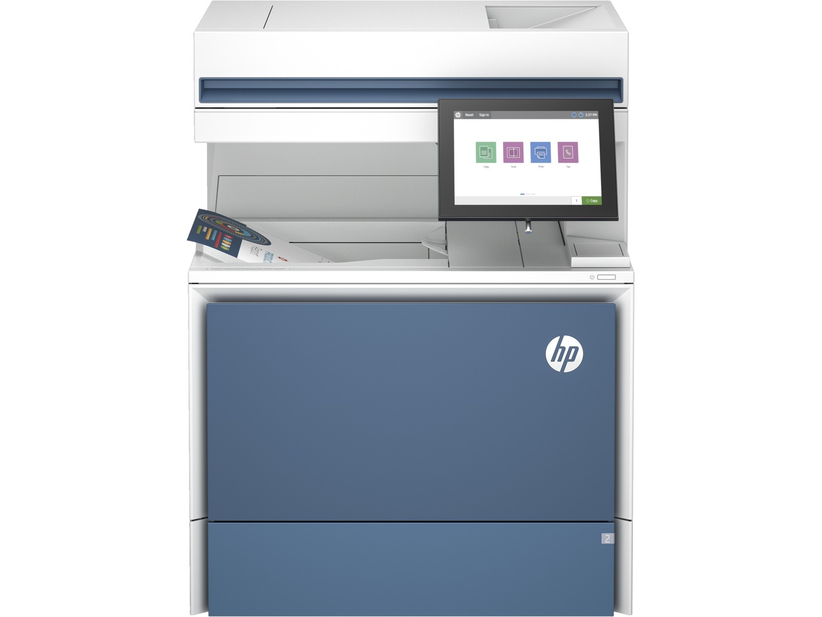 HP Color LaserJet Enterprise MFP 6800dn 6QN35A laserová multifunkcia.

* Mimoriadne produktívna.

Personalizujte si prácu pomocou pokročilých funkcií v kompaktnom prevedení.

* Tlač, kopírovanie a skenovanie (voliteľný fax a bezdrôtové pripojenie)
* 20,3cm (8,0”) dotyková obrazovka s farebnou grafikou
* Laser

Formát tlačiarne: A4
Rozlíšenie [DPI]:  Až 1 200 x 1 200 dpi
Rýchlosť čiernej tlače [str/min]:  Až 52 str./min
Rýchlosť farebnej tlače [str/min]:  Až 52 str./min
Tlač prvej strany [sec]:  Už za 6,2 s
Max.
Pamäť: Štandardne: 6 GB; Maximálna: 6 GB

Obojstranná tlač:  Automaticky
Automatický podávač pre skenovanie:  Obojstranné skenovanie prostredníctvom automatického podávača dokumentov

Kapacita zásobníka [str]: 

Vstupná kapacita
*Štandardný vstup: Vstupný zásobník na 550 listov, viacúčelový zásobník na 100 listov
*Voliteľný vstup: Voliteľné vstupné zásobníky na 550 listov (až 3), voliteľné veľkokapacitné vstupné zásobníky na 2 100 listov

Výstupná kapacita
*Štandardne: Až 500 listov
*Maximálna: Až 500 listov

Rozhranie:  1x SuperSpeed USB 3.0 (zariadenie); 1x SuperSpeed USB 3.0 (hostiteľ); 1x Hi-Speed USB 2.0 (hostiteľ); 1x sieťový port Gigabit Ethernet 10/100/1000T; 1x Hardware Integration Pocket 2.

Tlačové jazyky:  HP PCL 6; HP PCL 5c; Emulácia HP Postscript 3.


Skenér: 

Rýchlosť skenovania
Normálna (A4): Až 76 str./min alebo 152 obr./min (čiernobielo), až 76 str./min alebo 152 obr./min (farebne)
Obojstranný (A4): Až 152 obr./min (čiernobielo), až 152 obr./min (farebne)

Formát uloženia skenovaného dokumentu: PDF; TIFF; MTIFF; Vysoko komprimované PDF; XPS; PDF/A; JPEG

Typ skenera: Plochý; Automatický podávač dokumentov
Technológia skenovania: Elektronická súčiastka CCD – plochý skener; Kontaktný obrazový senzor (CIS) – automatický podávač
Vstupné režimy skenovania: Funkcie na prednom paneli: Kopírovanie; Fax; Skenovanie do e-mailu; Skenovanie do sieťovej zložky; Skenovanie do USB; Skenovanie do úložiska úloh; Open Extensibility Platform (OXP), aplikácie HP Workpath
Twain verzia: Verzia 2.4
Obojstranné skenovanie prostredníctvom automatického podávača dokumentov: Áno
Optické rozlíšenie skenu: Až 600 dpi

Fax:  Voliteľný, 33,6 kb/s (s voliteľným analógovým faxovým príslušenstvom)

Spotreba [W]:  717 W (tlač/kopírovanie), 63,4 W (pohotovostný režim), 1,1 W (režim spánku), 0,1 W (automatické vypnutie / ručné zapnutie), 0,1 W (ručné vypnutie)

Hlučnosť [dB]:  Zvukové emisie – napájanie: 6,6 B(A), Emisie akustického tlaku: 55 dB(A)
Rozmery:  Minimálne: 500 x 460 x 651 mm; Maximálne: 860 x 820 x 896 mm
Hmotnosť [kg]:  cca 42,2 kg

Podporované operačné systémy:  Windows 11; Windows 10; Windows 7; Windows Client OS; Android; iOS; Mobilný operačný systém; Chrome OS; Citrix; Linux; macOS 12 Monterey; macOS 11 Big Sur; macOS 10.15Catalina

Obsah balenia: 6QN35A Tlačiareň HP Color LaserJet Enterprise MFP 6800dn; Čierna originálna tonerová kazeta HP LaserJet (výťažnosť cca 9 000 strán), azúrová, purpurová a žltá originálna tonerová kazeta HP LaserJet (výťažnosť každej kazety cca 6 000 strán) (tonerové kazety nainštalované); Dokumentácia (príručka pre inštaláciu hardvéru); Napájací kábel

Záruka: 24 mesiacov
Pre správnu kompatibilitu Care Packu, využite HP portál https://cpc2.ext.hp.com/?countries=CZ
Získajte po registrácii 3-ročnú predĺženú záruku: https://h41201.www4.hp.com/WMCF.Web/sk/sk/promotion/14227/One/