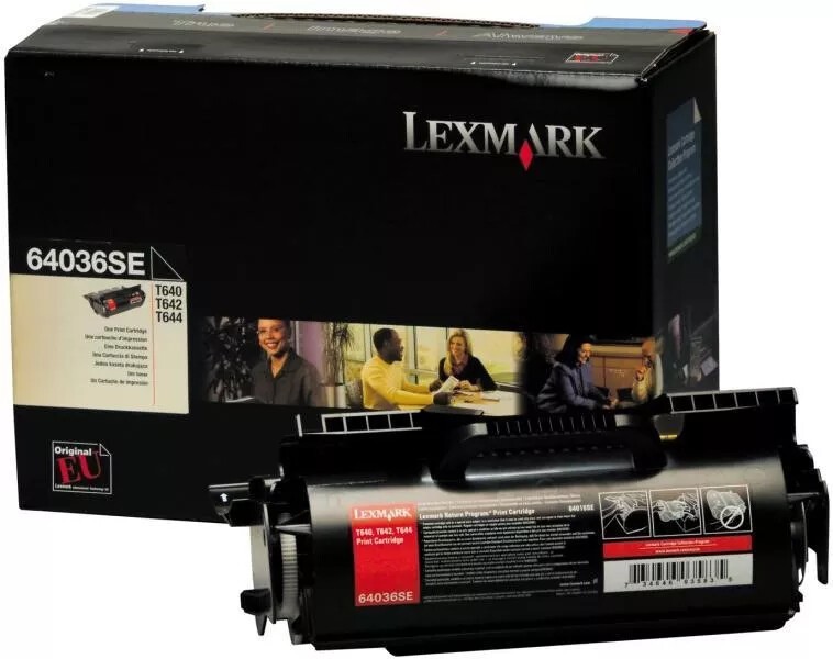 Lexmark 64036SE čierny (black) originálny toner.
Originálny toner = záruka priamo od výrobcu tlačiarne
100 % použitie v tlačiarni - bezproblémové fungovanie s vašou tlačiarňou
Použitím originálnej náplne predlžujete životnosť tlačiarne
Osvedčená špičková kvalita - vysoko kvalitná a spoľahlivá tlač originálnou tlačovou kazetou od prvej do poslednej stránky
Trvalé a profesionálne výsledky tlače - dlhodobá udržateľnosť tlače
Kratšia prodleva pri tlači stránok
Garancia Vašej spokojnosti s použitím našej originálnej náplne
Zabezpečujeme bezplatnú recykláciu originálnych náplní
Zlyhanie náplne v menej ako 1% prípadov
Jednoduchá a rýchla výmena náplne

Kód výrobcu: 64036SE