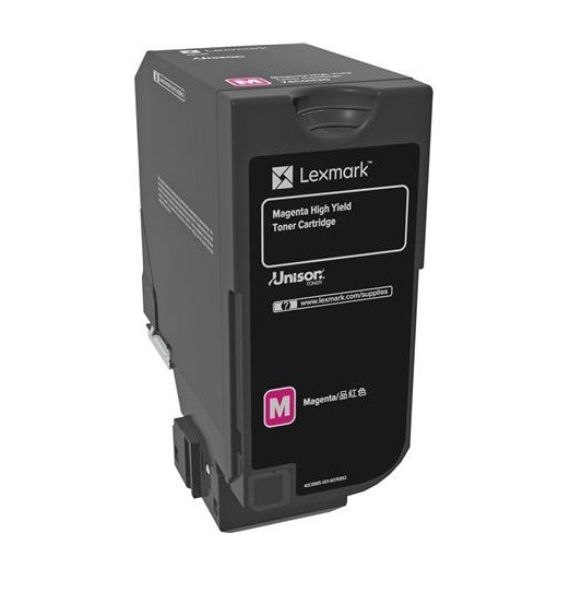Lexmark 75B0030 purpurový (magenta) originálny toner.
Originálny toner = záruka priamo od výrobcu tlačiarne
100 % použitie v tlačiarni - bezproblémové fungovanie s vašou tlačiarňou
Použitím originálnej náplne predlžujete životnosť tlačiarne
Osvedčená špičková kvalita - vysoko kvalitná a spoľahlivá tlač originálnou tlačovou kazetou od prvej do poslednej stránky
Trvalé a profesionálne výsledky tlače - dlhodobá udržateľnosť tlače
Kratšia prodleva pri tlači stránok
Garancia Vašej spokojnosti s použitím našej originálnej náplne
Zabezpečujeme bezplatnú recykláciu originálnych náplní
Zlyhanie náplne v menej ako 1% prípadov
Jednoduchá a rýchla výmena náplne

Kód výrobcu: 75B0030