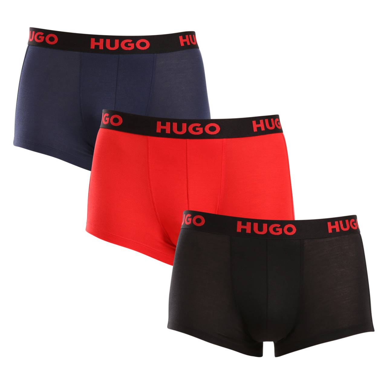 3PACK Boxers para hombre HUGO multicolor (50496723 982) XL.
Los calzoncillos bóxer de BOSS son de primera calidad, con el respaldo de la marca de ropa interior masculina más emblemática del mundo.
 
Los calzoncillos bóxer de la marca BOSS se encuentran entre las leyendas absolutas de la ropa interior.