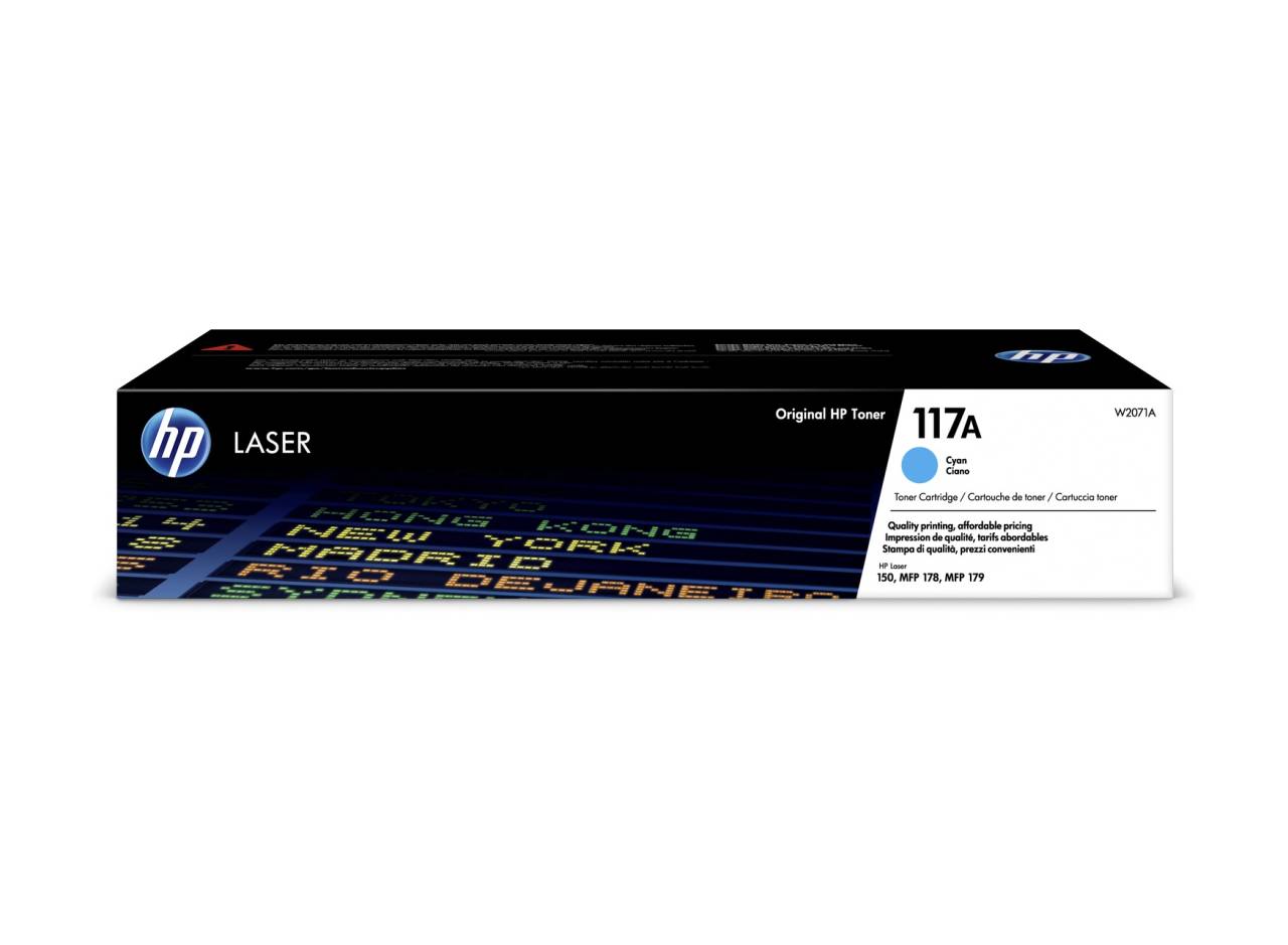 HP 117A W2071A azúrový (cyan) originálny toner.
 
Prečo kúpiť našu originálnu náplň?
 
 

Originálny toner = záruka priamo od výrobcu tlačiarne
100% použitie v tlačiarni - bezproblémové fungovanie s vašou tlačiarňou
Použitím originálnej náplne predlžujete životnosť tlačiarne
Osvedčená špičková kvalita - vysokokvalitná a spoľahlivá tlač originálnou tlačovou kazetou od prvej do poslednej stránky
Trvalé a profesionálne výsledky tlače - dlhodobá udržateľnosť tlače
Kratšie zdržanie pri tlači stránok
Garancia Vašej spokojnosti pri použití našej originálnej náplne
Zabezpečujeme bezplatnú recykláciu originálnych náplní
Zlyhanie náplne v menej ako 1% prípadov
Jednoduchá a rýchla výmena náplne

Kód výrobca: W2071A