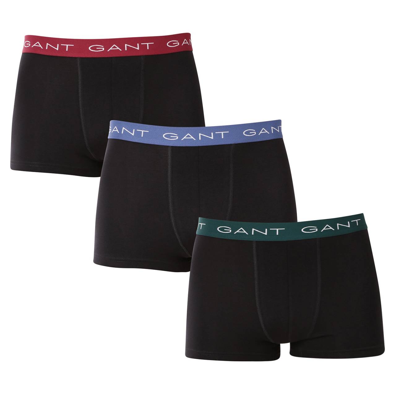 3PACK pánske boxerky Gant čierné (902433003-005) XL, trenky.
Stavte na pohodlie a nadčasový vzhľad s pánskymi boxerkami GANT v nadčasovej farebnej kombinácii.
Prvotriedny materiál pre každodenné pohodlie
Boxerky sú vyrobené z kvalitnej zmesi bavlny a elastanu.
Moderný dizajn do práce aj na večerné rande
Jednoduchý dizajn dopĺňa vytkávaná guma v páse s logom GANT, ktorý je mäkký a netlačí.
Prečo by ste určite mali vyskúšať boxerky GANT

Kvalitný materiál a pohodlný strih:Mäkká bavlna s elastanom zaručuje pohodlie a skvelý strih.
Štýlový minimalistický dizajn: Klasické farebné prevedenie a vyšívané elastické logo pôsobia elegantne a moderne.
Univerzálnosť: Ideálne na každodenné nosenie, do práce, na šport aj na voľný čas.

Spodná bielizeň GANT pre štýlových mužov
Od roku 1949 je značka GANT synonymom precízneho remeselného spracovania a kvalitných materiálov.
Ako sa starať o pánske boxerky GANT
Aby vám spodná bielizeň dlho vydržala v skvelom stave, odporúčame dodržiavať tieto tipy.

Perte: Per ich pri maximálnej teplote 40 °C.
Sušenie: Boxerky môžeš sušiť v sušičke - odporúčame nastaviť šetrný program na nižšiu teplotu.
Žehlenie: Ak je to potrebné, môžeš ich žehliť na nízku teplotu, ideálne naruby.

Tip: Nájsť ten správny kus spodnej bielizne, ktorý vám dokonale padne, môže byť náročné.