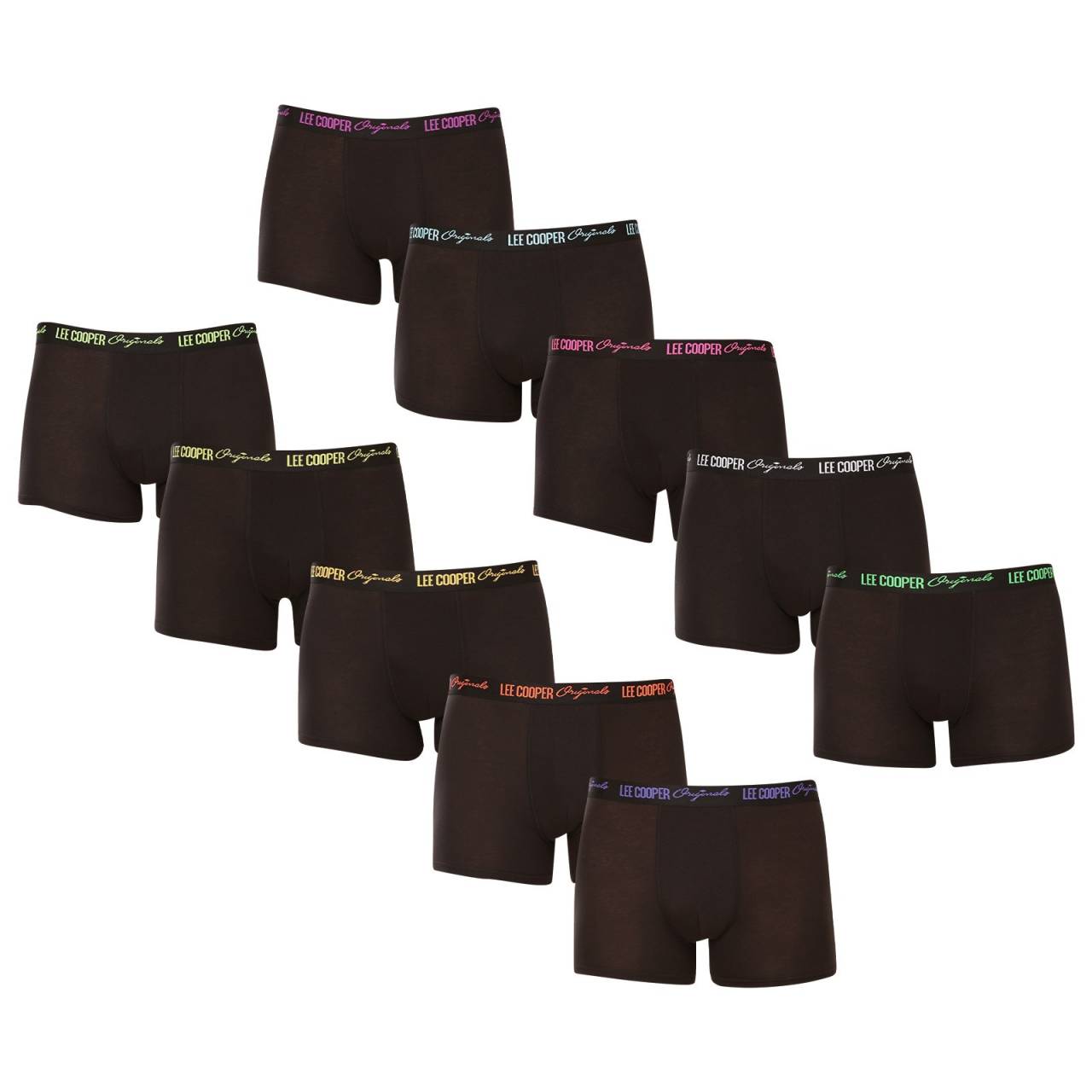 10PACK pánske boxerky Lee Cooper čierne (LCUBOX10P06-1948379) 3XL.
Hľadáte kvalitné, ale zároveň cenovo dostupné boxerky?
Viac informácií nájdete v klasických informáciách o produkte.