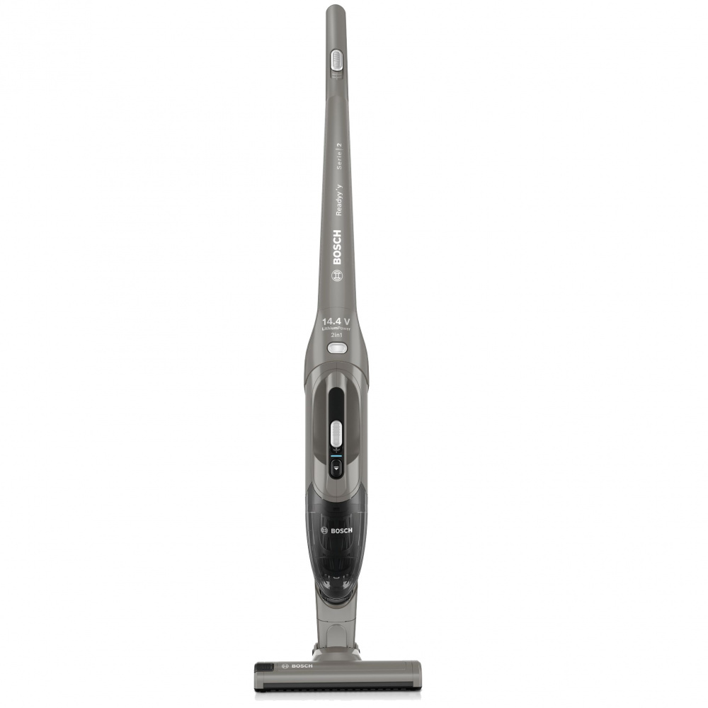 BOSCH BBHF214G - Tyčový vysávač.


	Akumulátorový tyčový vysávač 2v1
	Dva stupne výkonu
	Jednoduché vyberanie a vyprázdňovanie nádoby na prach
	Výkonná Li-Ion batéria
	Umývateľný filter
	Optimálny výkon vďaka elektrickej rotačnej kefe
	Vysoký výkon na každom povrchu
	Vhodný na všetky typy podlahových krytín


Predstavenie tyčového vysávača BOSCH BBHF214G

Prineste do upratovania podláh rýchlosť, jednoduchosť a vďaka skvelej technológii aj perfektné výsledky!



Pomocník na každú upratovaciu úlohu

Tyčový vysávač Bosch BBHF214G je bezvreckový vysávač, ktorý zbiera nečistoty do prachovej nádoby, ktorá sa veľmi ľahko vyprázdňuje, nečistoty nemusíte vôbec zachytávať a všetko je hotové veľmi rýchlo.



Kefa AllFloor - jedna hubica na jednoduché vysávanie všetkých typov podláh

Každá domácnosť je jedinečná.



Dva v jednom

Je tiež skvelým pomocníkom vďaka odnímateľnej časti v podobe malého ručného vysávača, ktorý môžete použiť napríklad na sedačku, záclony alebo pri čistení interiéru auta.



Jednoduché a pohodlné čistenie

Obsluha vysávača je veľmi pohodlná vďaka jeho nízkej hmotnosti a tiež absencii kábla, ktorý vám už pri vysávaní nebude prekážať.



Technická špecifikácia: Vhodný na čistenie a upratovanie:


	Model: BOSCH BBHF214G
	Farba: sivá 
	Rozmery (ŠxVxH): 26,5 x 116 x 16,5 cm
	Čas nabíjania: 4-5 hodín 
	Prevádzkový čas: 35 min.
	14.
	Tvar nasávacej hubice: obdĺžniková 
	Filtrácia: umývateľný filter
	LED osvetlenie: nie 
	Objem nádoby na prach: 0,4 l 
	Hlučnosť: 80 dB 
	Hmotnosť: 2,5 kg 


Obsah balenia:


	1x BOSCH BBHF214G
	1x nabíjací adaptér
	1x návod na použitie