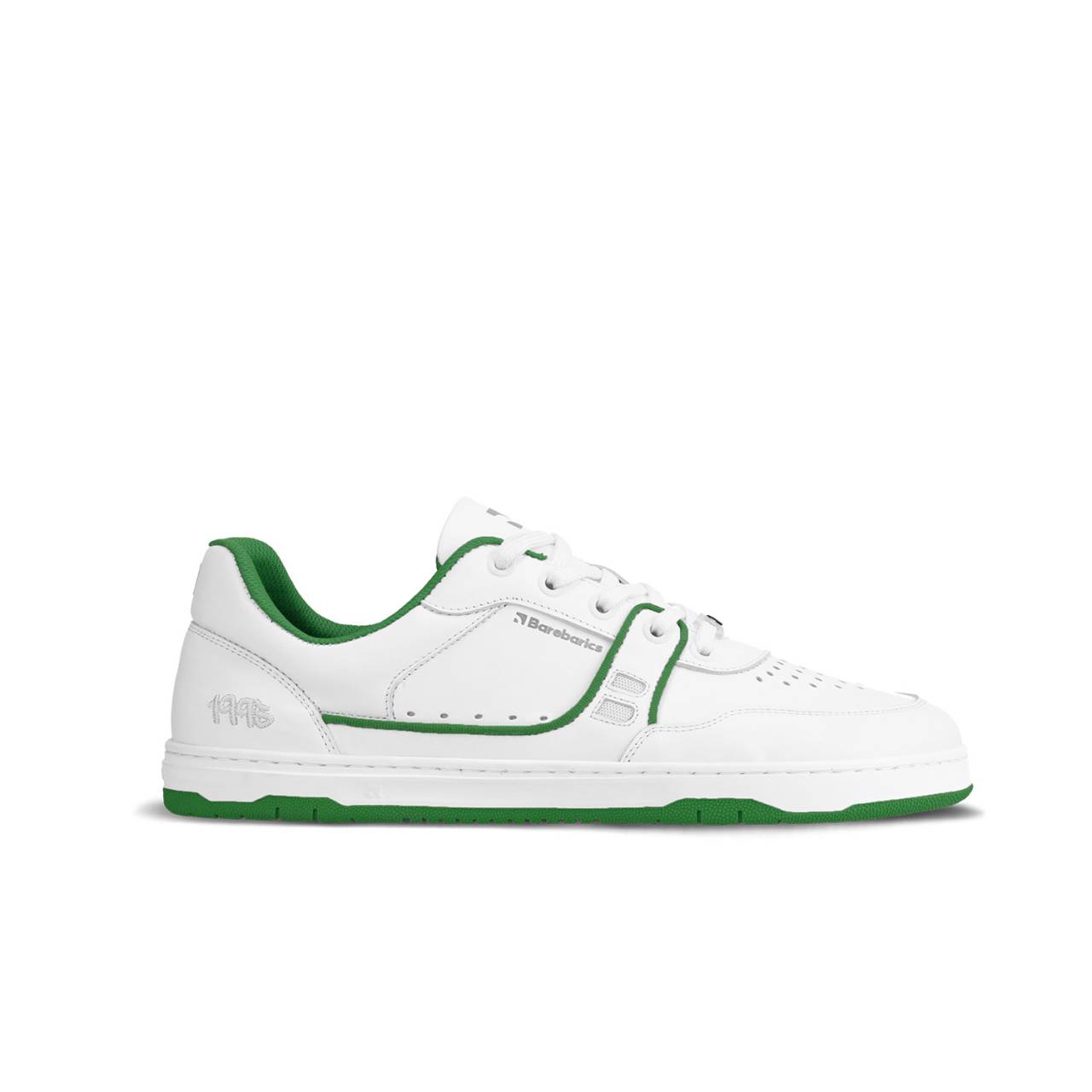 Barefoot Sneakers Barebarics Arise - White & Green.
La tomaia è di pelle nappa liscia di prima scelta.
Attributi Barefoot
Forma anatomica – le sneakers rispettano la forma dei piedi.
Più informazioni:
calzatura da cittàdesign urbano modernoprogettate e prodotte a mano in UE da materiali locali e sostenibiliottima resistenza e costanza dei colori dei materialidisponibili nelle taglie: 36-47 (secondo le misure europee)