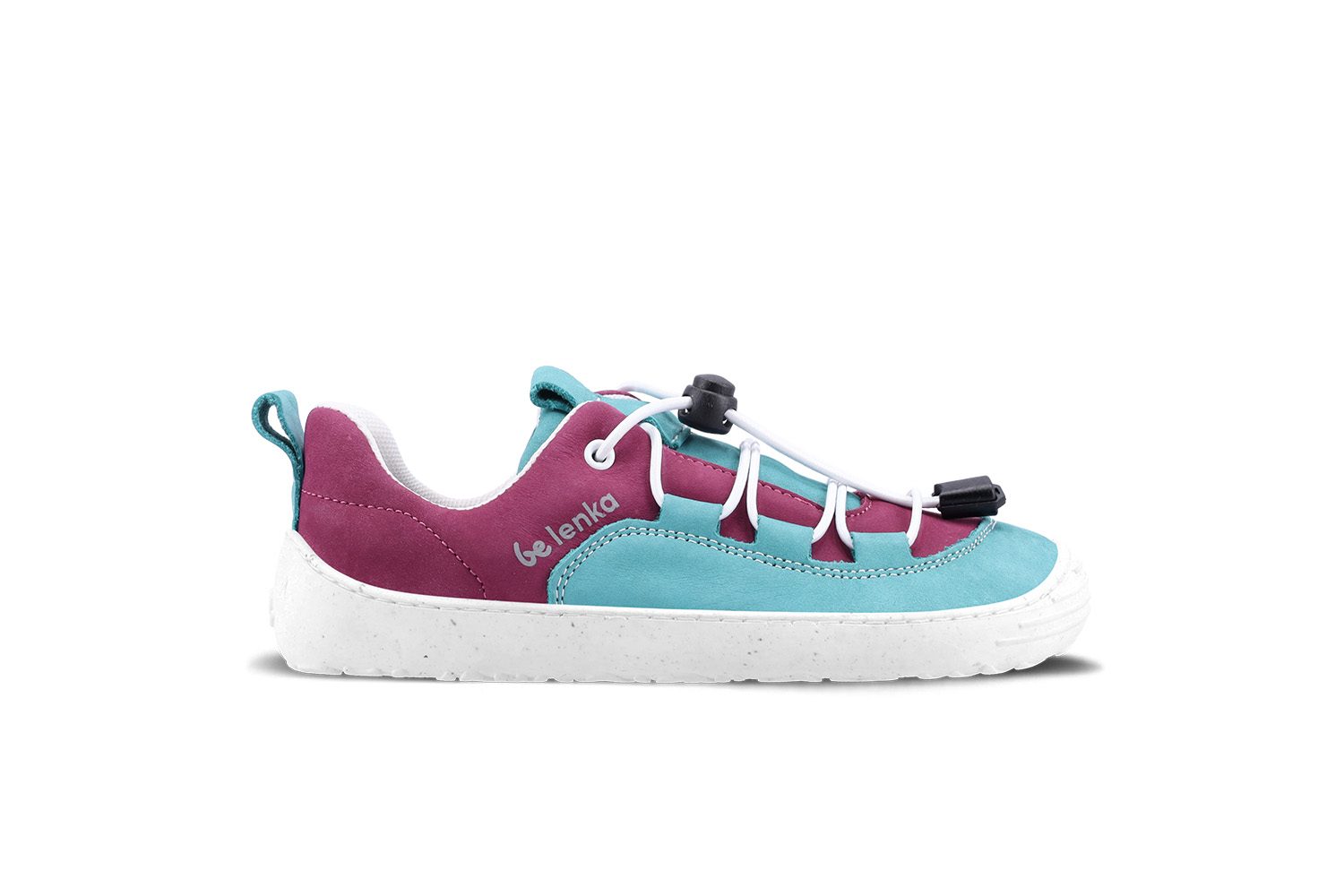 Detské barefoot tenisky Be Lenka Xplorer - Light Teal & Plum.