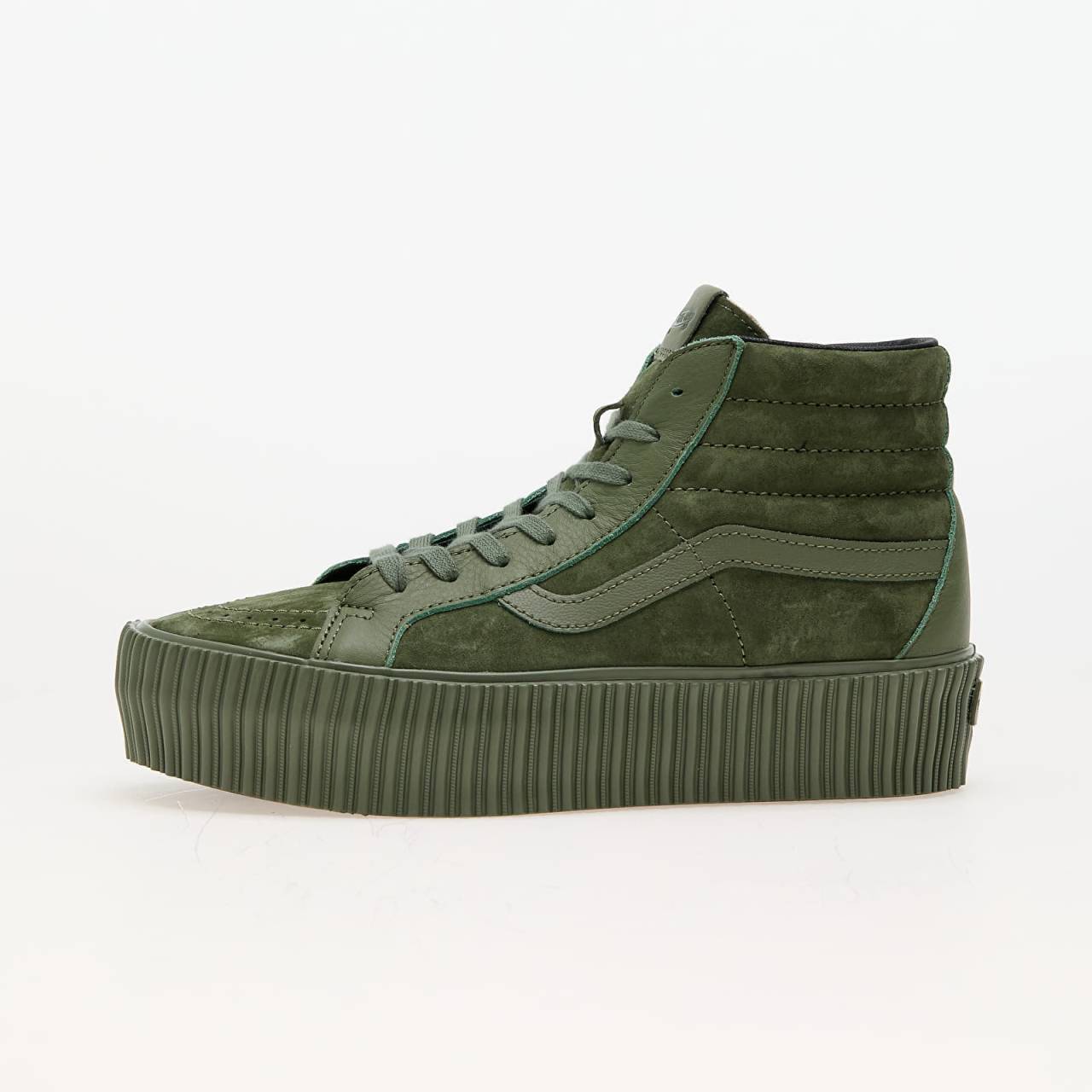 Tenisky Vans Sk8-Hi Reissue 38 Platform LX Suede/Leather Army EUR 39.