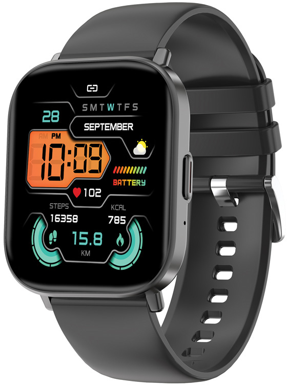 Wotchi Smartwatch W127G – Black - Black.