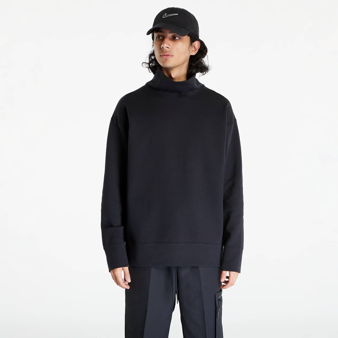 Mikina Nike Sportswear Tech Fleece Reimagined Turtleneck Sweatshirt Black XS.