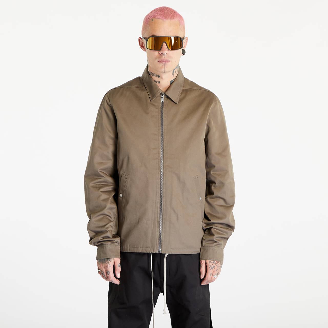 Bunda Rick Owens Zipfront Jacket Dust XXL.