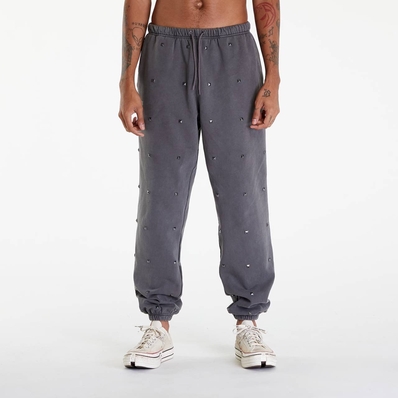 Tepláky Patta Studded Washed Jogging Pants Volcanic Glass XL.