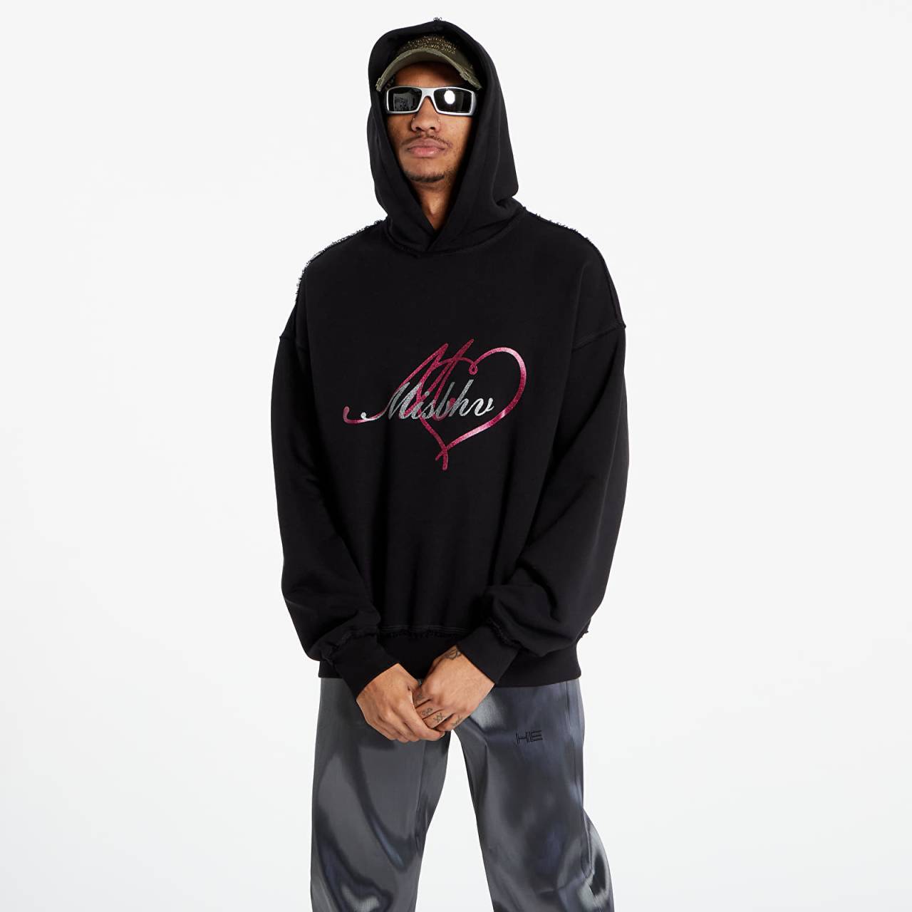 Mikina MISBHV I Love Misbhv Hoodie UNISEX Black L.