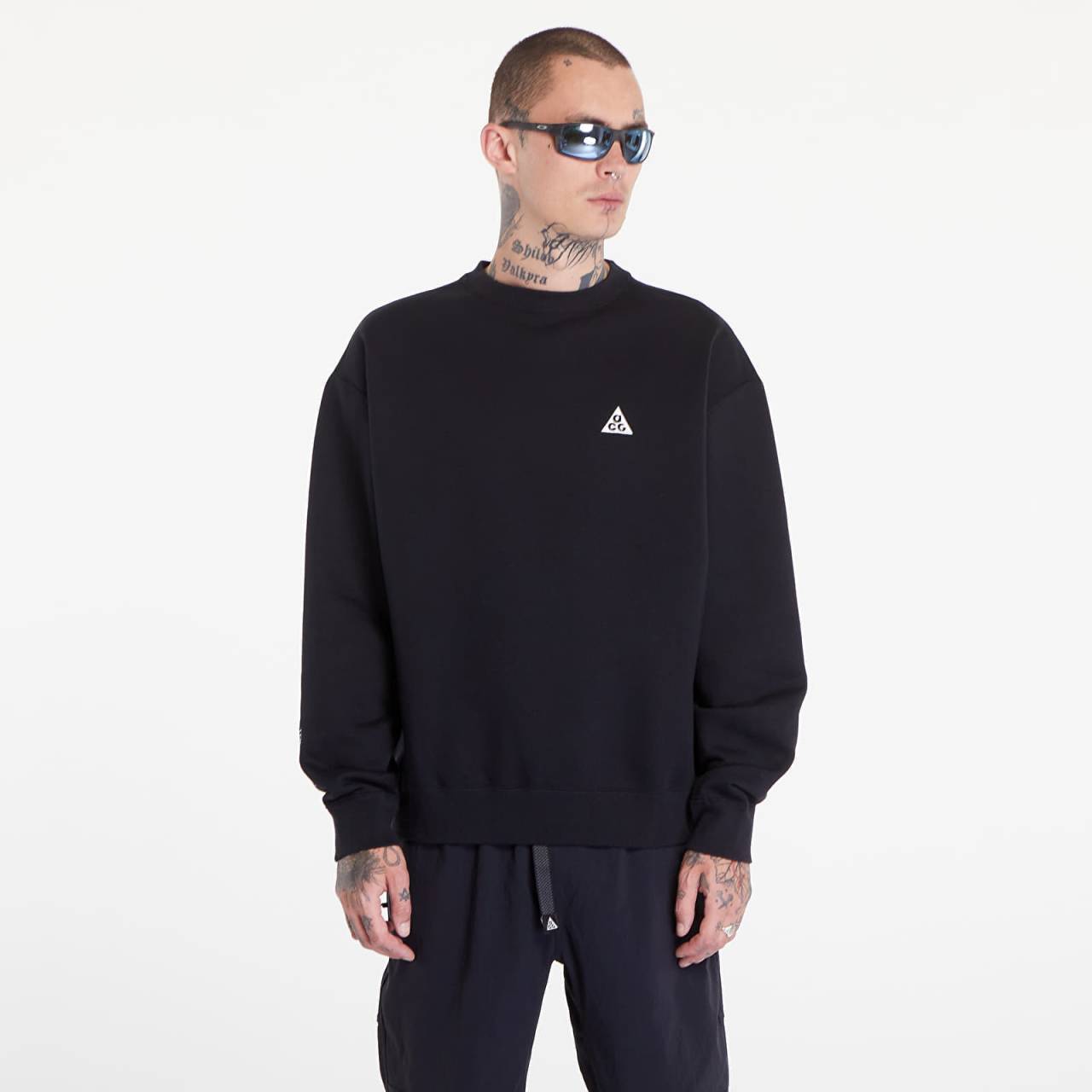 Mikina Nike ACG Therma-FIT Fleece Crew Black/ Black/ Summit White L.