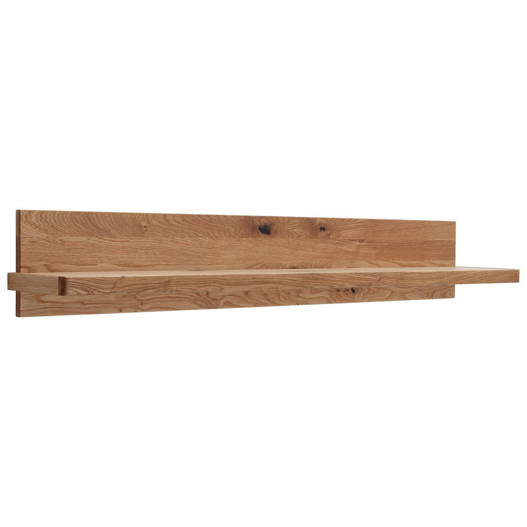 Linea Natura NÁSTENNÁ POLICA, trámový dub, farba duba, 154/24/25 cm.