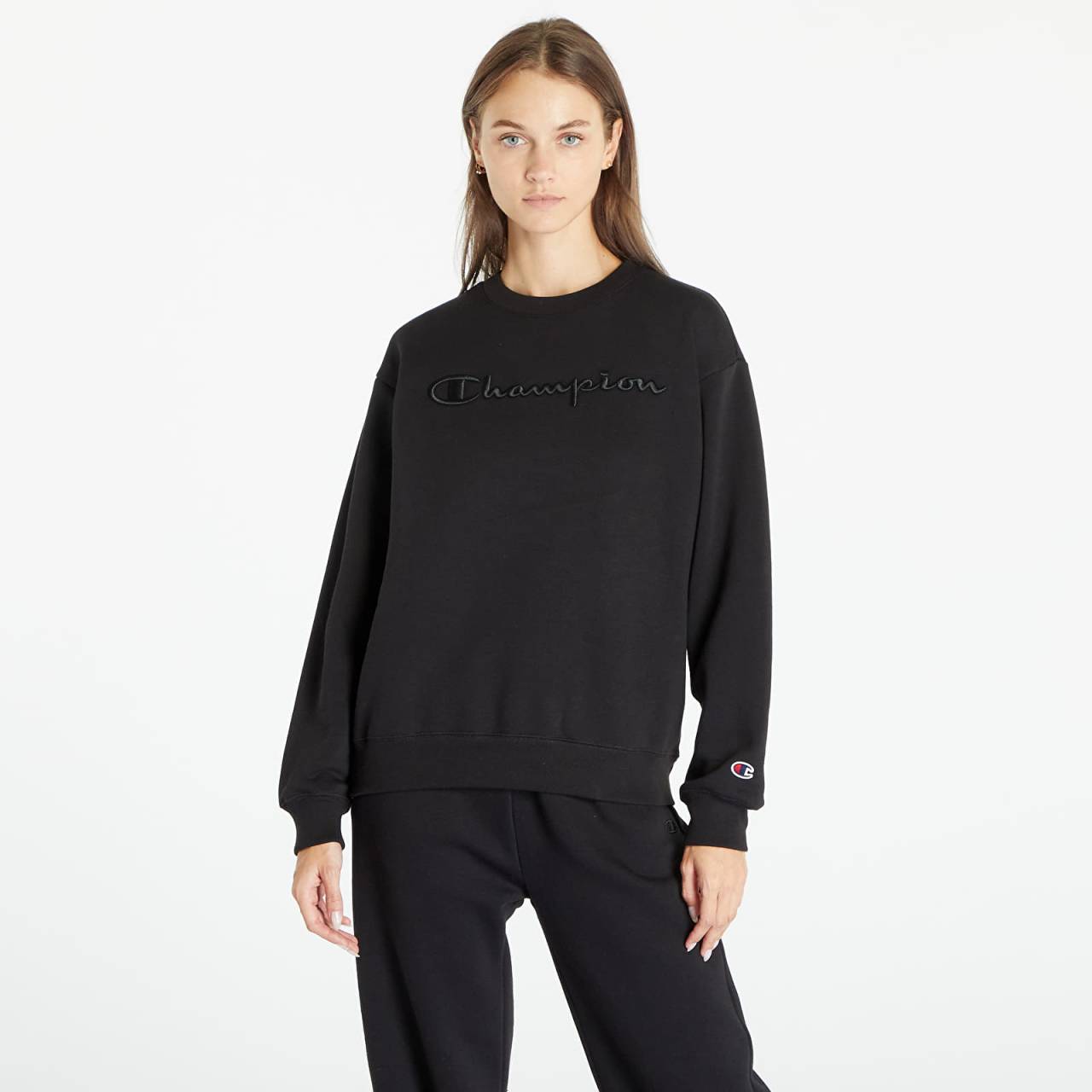 Mikina Champion Crewneck Sweatshirt Black XS.