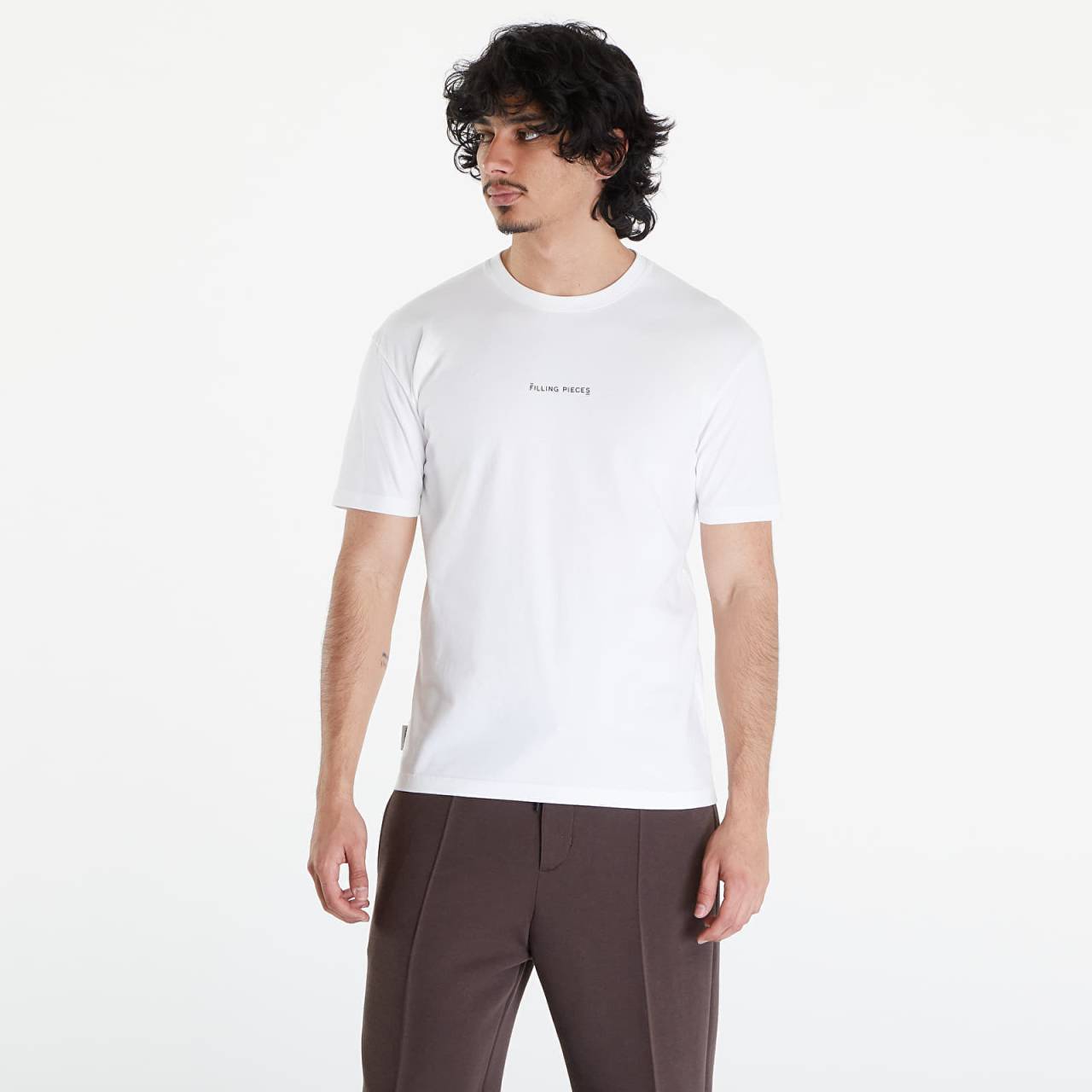 Tričko Filling Pieces T-shirt Slim UNISEX White M.