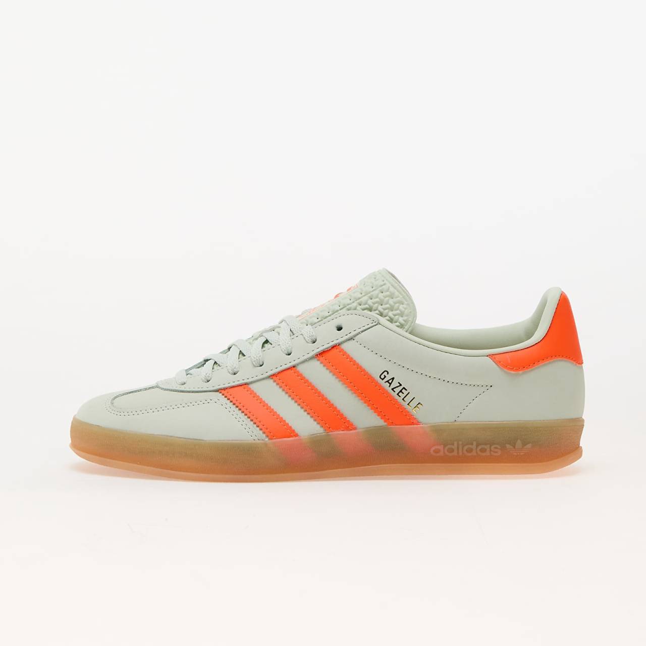 Tenisky adidas Gazelle Indoor W Linen Green/ Solar Orange/ Gum EUR 38 2/3.