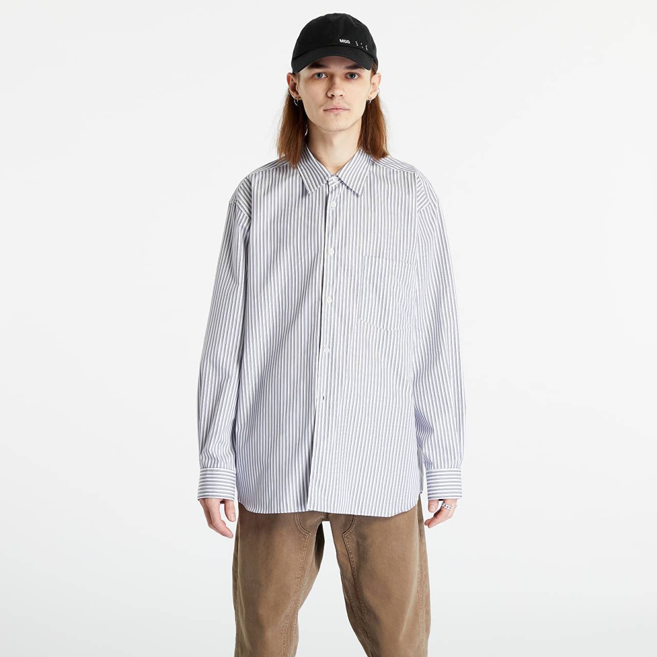 Košeľa Comme des Garçons SHIRT Forever Mens Shirt Woven Stripe 4 M.