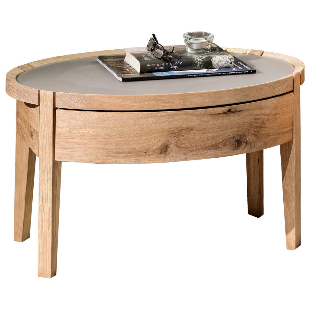 Voglauer NOČNÝ STOLÍK, divoký dub, sivá, farba duba, 65/40,3/43 cm.