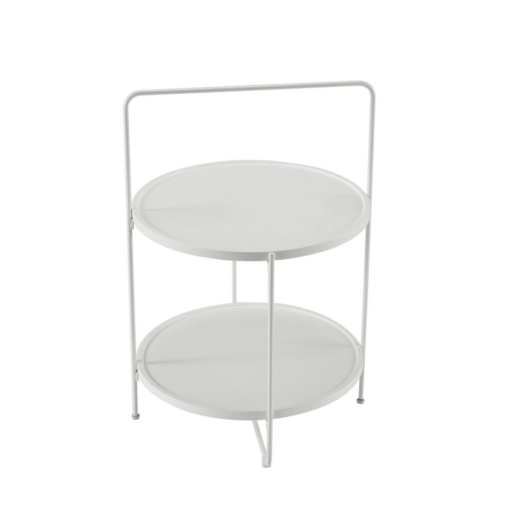 Carryhome PRÍRUČNÝ STOLÍK, biela.
