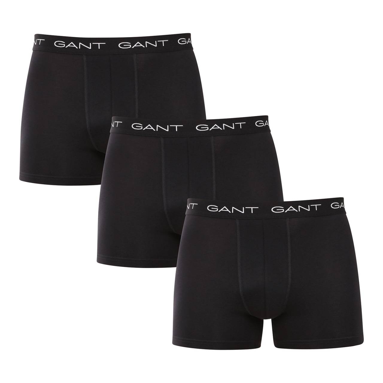 3PACK Herren Klassische Boxershorts Gant schwarz (900023004-005) L.
Setzen Sie auf Komfort und einen zeitlosen Look mit den Herren-Boxershorts von GANT in einer zeitlosen Farbkombination.
Hochwertiges Material für täglichen Komfort
Die Boxershorts sind aus einer hochwertigen Baumwoll-Elastan-Mischung gefertigt.
Modernes Design für die Arbeit und das Date am Abend
Das schlichte Design wird durch einen Bund mit dem GANT-Logo ergänzt, der weich ist und nicht drückt.
Warum Sie unbedingt GANT Boxershorts ausprobieren sollten

Hochwertiges Material und bequeme Passform: Weiche Baumwolle mit Elastan sorgt für Komfort und eine gute Passform.
Elegantes Design: Das klassische Farbschema und der Logogummi wirken elegant und modern.
Vielseitig einsetzbar: Ideal für Alltag, Arbeit, Sport und Freizeit.

 
GANT Unterwäsche für stilvolle Männer
Seit 1949 ist die Marke GANT ein Synonym für präzise Verarbeitung und hochwertige Materialien.
Pflegehinweise für GANT Herren-Boxershorts
Damit Ihre Wäsche lange in gutem Zustand bleibt, empfehlen wir die folgenden Tipps.

Waschen: Der Stift hat eine Höchsttemperatur von 40 °C.
Trocknen: Sie können Ihre Boxershorts im Wäschetrockner trocknen - wir empfehlen, das Schonprogramm auf eine niedrigere Temperatur einzustellen.
Bügeln: Falls erforderlich, können Sie sie bei niedriger Temperatur bügeln, am besten von innen nach außen.

 
Tip: Es kann schwierig sein, die richtige Unterwäsche zu finden, die perfekt sitzt.