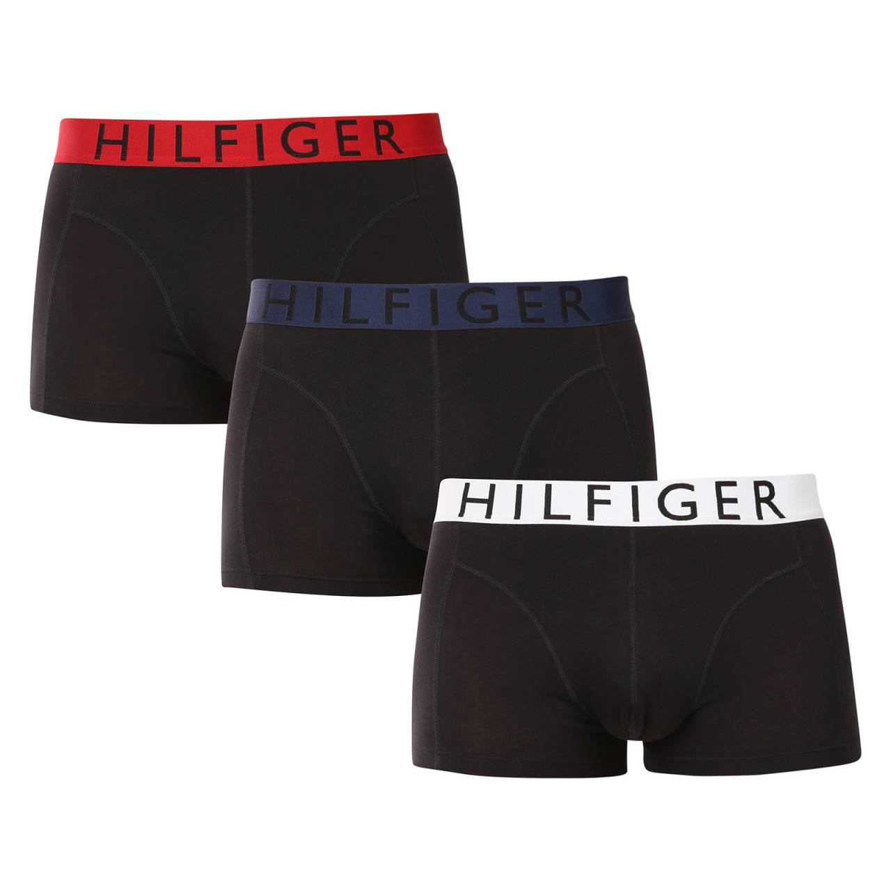 3PACK herenboxershort Tommy Hilfiger zwart (UM0UM03465 0SM) XXL.
Herenboxershorts die zowel mannen als hun vrouwen zullen bevallen
De Tommy Hilfiger boxershorts vallen op door de kwaliteit van afwerking en dankzij de combinatie van katoen en elastaan sluiten ze goed aan en voelen ze prettig aan.
Tommy Hilfiger ondergoed is een garantie voor de hoogste kwaliteit
Het merk Tommy Hilfiger werd bijna 40 jaar geleden een icoon van Amerikaanse kleding en het kleurrijke palet van blauw, rood en wit is in één oogopslag herkenbaar.