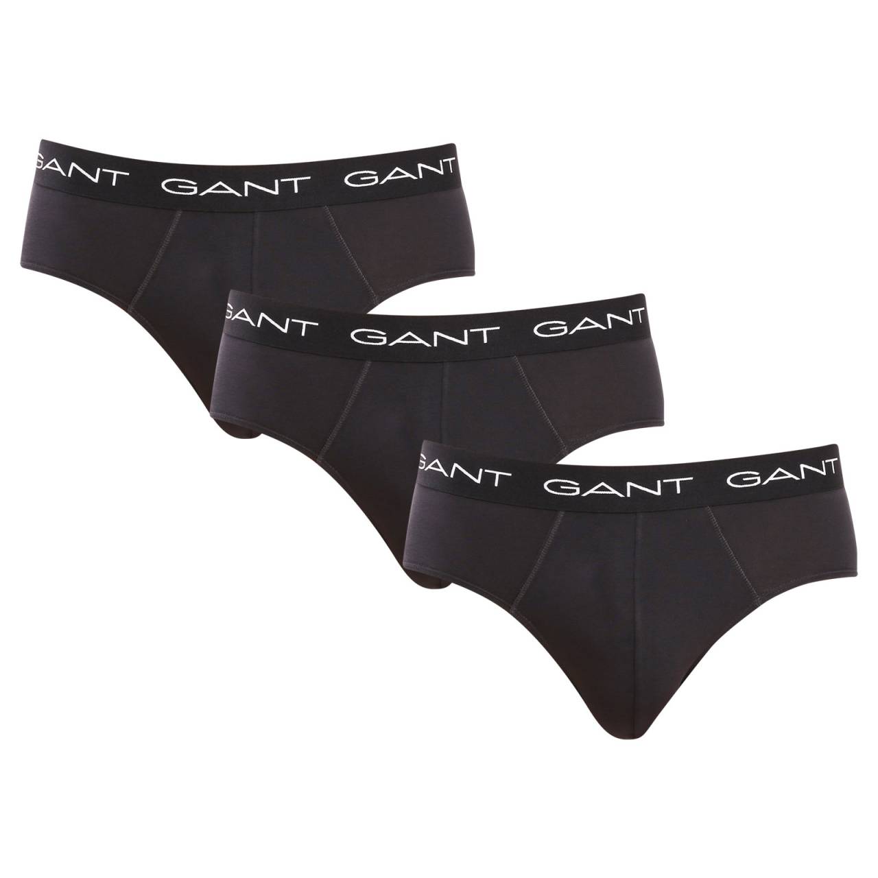 3PACK pánske slipy Gant čierné (900013001-005) L.
Hľadáte spodnú bielizeň, ktorá poskytuje dokonalú oporu, je pohodlná po celý deň a má nadčasový vzhľad?
Bavlnený materiál pre maximálne pohodlie
Slipy GANT sú vyrobené z vysoko kvalitnej bavlny s elastanom, ktorá ponúka pohodlný pocit a vynikajúcu pružnosť, takže sa nezhrnú a pekne sa prispôsobia vašej postave.
Klasický vzhľad, ktorý nikdy nesklame
Dizajn je elegantný a univerzálny, s vyšívanou gumičkou s logom GANT, ktorá dodáva športový a moderný nádych.
Prečo by ste nemali byť bez slipov GANT

Kombinácia bavlny a elastanu: Pohodlný, priedušný a pružný materiál pre každodenné pohodlie.
Elegantný vzhľad: Klasika, ktorá nikdy nevyjde z módy.
Perfektné padnutie: Skvelá opora, voľnosť pohybu a spoľahlivé držanie po celý deň.

Spodná bielizeň GANT pre štýlových mužov
Od roku 1949 je značka GANT synonymom precízneho remeselného spracovania a kvalitných materiálov.
Ako sa starať o pánske slipy GANT
Aby vaše obľúbené spodné prádlo zostalo dlho v perfektnom stave, odporúčame dodržiavať tieto pokyny na údržbu.

Pranie: Slipy perte na 40 °C, ideálne naruby a s podobnými farbami.
Sušenie: Boxerky môžete bezpečne sušiť v sušičke na nízkej teplote.
Žehlenie: V prípade potreby môžete boxerky žehliť na strednej teplote.

Tip: Nájdenie správneho spodného prádla, ktoré vám perfektne sedí, môže byť niekedy náročné.