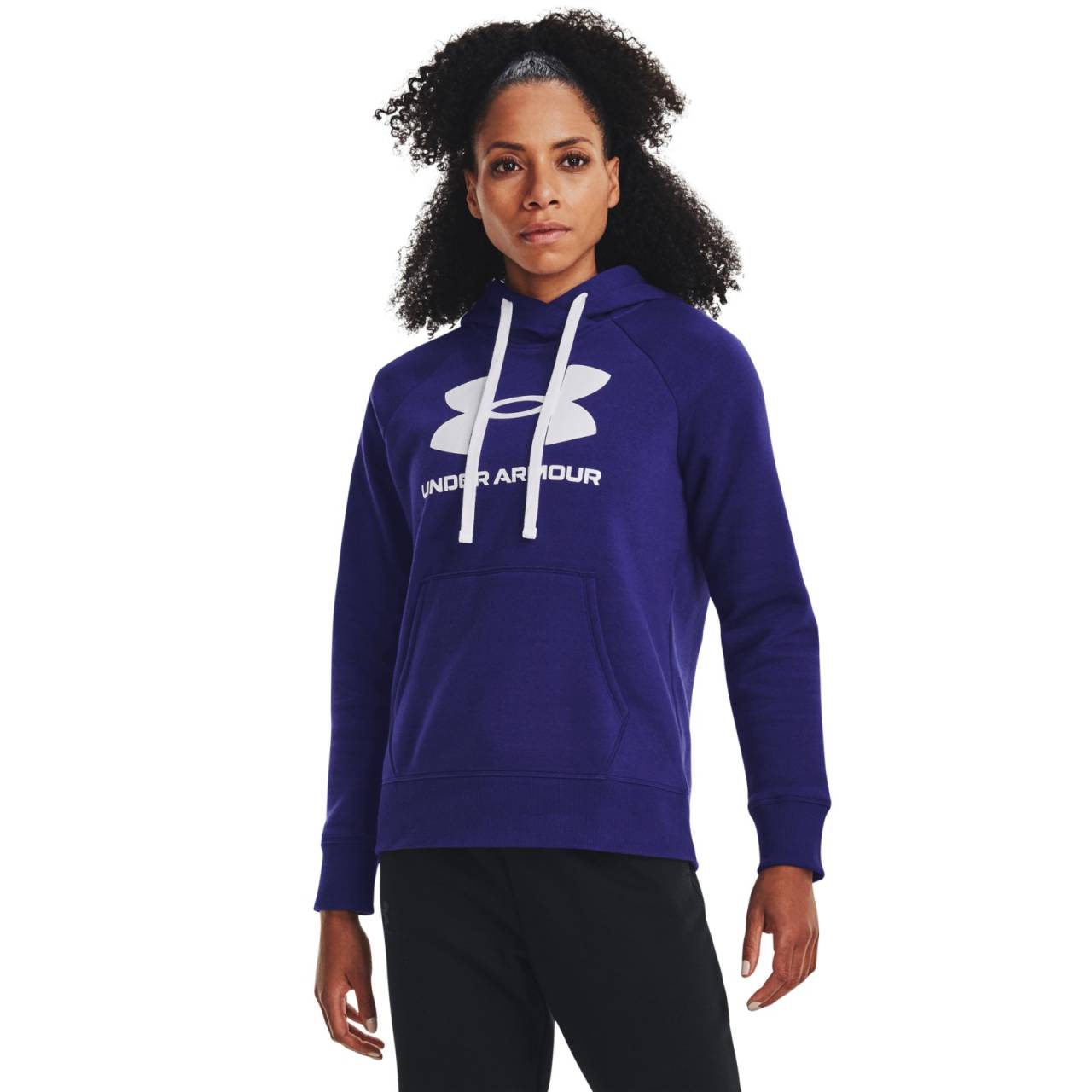 Under Armour Rival Fleece Logo Hoodie-BLU M.
