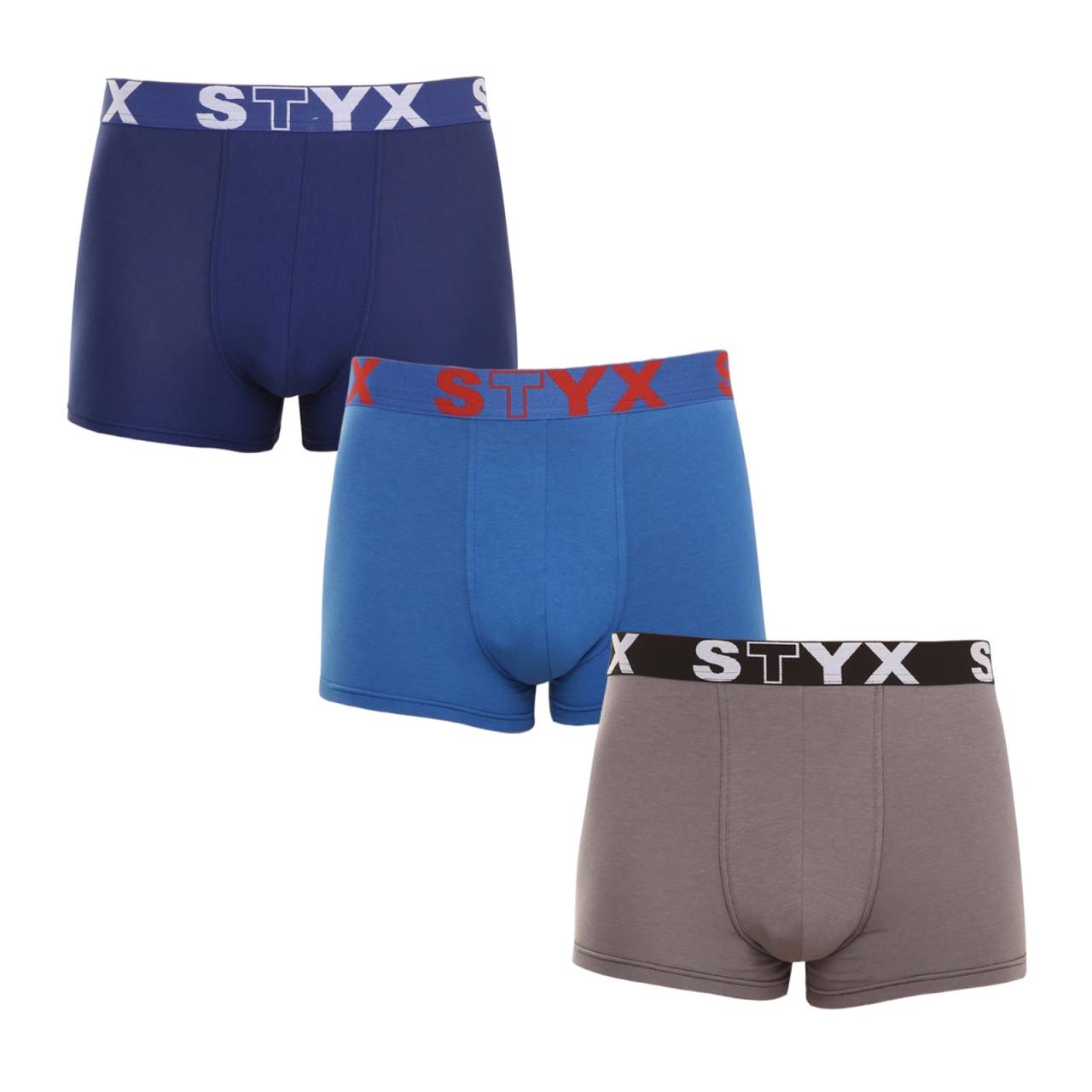 3PACK pánske boxerky Styx športová guma viacfarebné (G9676863) S, trenky.
Doprajte si pohodlie, ktoré vydrží celý deň, s pánskymi boxerkami Styx v klasických farbách.
Kvalitný materiál pre maximálne pohodlie
Boxerky sú vyrobené z prvotriednej zmesi bavlny a umelých vlákien.
Praktický dizajn a česká precíznosť
Boxerky Styx majú kratšie nohavice, ktoré sa nikde nezhrňujú a poskytujú maximálnu voľnosť pohybu.
Prečo si vybrať boxerky Styx

Česká kvalita: navrhnuté a vyrobené v Českej republike, čo zaručuje najvyššiu kvalitu spracovania.
Prémiové materiály: kombinácia bavlny, modalu a elastanu pre maximálne pohodlie.
Univerzálny dizajn: kratšie nohavičky a štýlová športová guma na každú príležitosť.

Spodná bielizeň Styx je jednou z najobľúbenejších
Česká značka Styx je medzi zákazníkmi známa najmä vďaka svojej spodnej bielizni s neotrelými vzormi vo výrazných farbách.
Ako sa mám starať o svoje boxerky Styx?

Perte ich pri teplote 30 °C s jemným pracím prostriedkom, aby bol materiál stále mäkký a príjemný.
Sušenie: Sušička sa neodporúča, boxerky sušte voľne na vzduchu, aby si zachovali svoj tvar.
Žehlenie: V prípade potreby žehlite pri nízkej teplote, aby si materiál zachoval svoju mäkkosť.

Tip: Staňte sa expertom na údržbu spodnej bielizne vďaka tipom v našom článku a doprajte svojim obľúbeným kúskom starostlivosť, ktorú si zaslúžia.