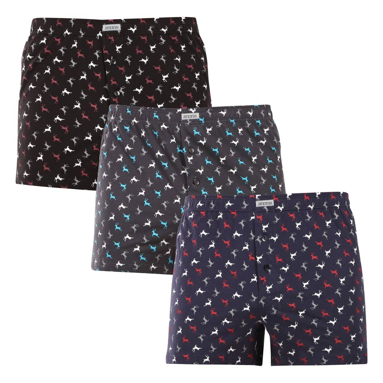 3PACK muške bokserice Andrie višebojan (PS 5837) XL.
Dodajte udoban i moderan komadu svoju garderobu.
Vrhunski materijal za cjelodnevnu udobnost
Andrie kratke hlače izrađene su od 100% pamuka, što im pruža mekoću i prozračnost.
Elegantnog dizajna i udobnog kroja
Kratke hlače imajusuptilne uzorke u raznim bojamakoji vašoj garderobi dodaju moderan izgled i originalnost.
Zašto kupiti Andrie kratke hlače?

Materijal od 100% pamuka za mekoću i udobnost.


Klasični široki kroj za maksimalnu udobnost.


Diskretan dizajnprikladan za svaku priliku.

Andrie nudi češko donje rublje za muškarce koji znaju što žele
Muške kratke hlače Andrie ističu se ugodnim materijalima i kvalitetnom izradom.
Kako njegovati Andrijeve kratke hlače
Slijedite ove jednostavne korake kako biste održali kvalitetu i udobnost svojih kratkih hlača:

Pranje: Perite na maksimalnoj temperaturi od 40°C s blagim deterdžentima kako bi materijal ostao mekan, a uzorci intenzivni.


Sušenje: Kratke hlače nemojte sušiti u sušilici, preporučamo da ih ostavite na zraku.


peglanje: Za glatki izgled kratke hlače možete glačati na niskoj temperaturi.

Savjet: Postanite stručnjak za održavanje donjeg rublja zahvaljujućisavjetima u našem članku i pružite svojim omiljenim komadima njegu koju zaslužuju.