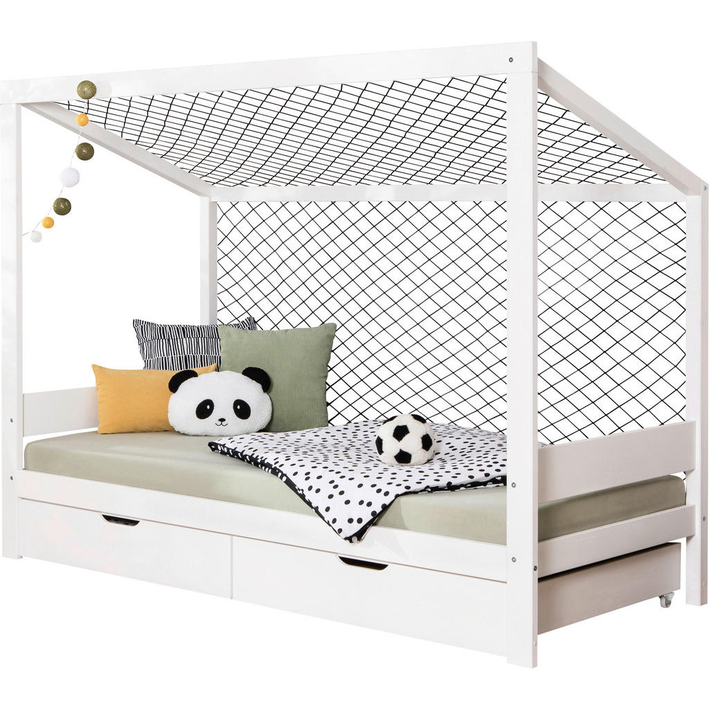 MID.YOU POSTEĽ S ÚLOŽNÝM PRIESTOROM, 90/200 cm biela.