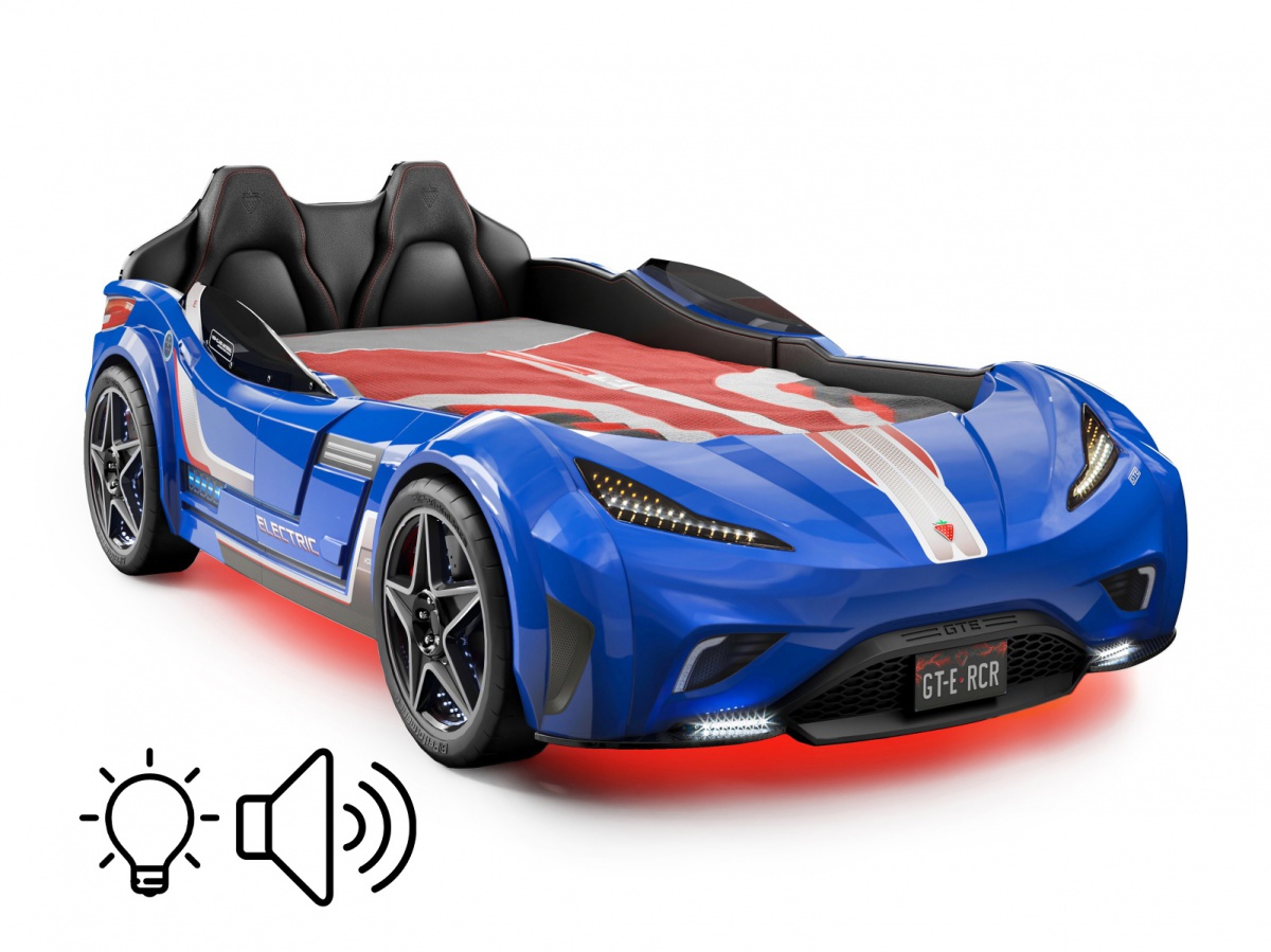 Posteľ auto 100x190 electric - modrá.

 

Posteľ je tvorená laminom s hrúbkou 1,6 a 1,2 cm. Technické prevedenie zodpovedá európskym bezpečnostným, zdravotným a ergonomickým štandardom. Čelo je tvorené MDF doskou s polstrovaním, polstrovanie je potiahnuté umelou kožou.

Nosnosť postele je 130kg.

 

Rozmery auto-postele Electric sú 127,5x80x220cm (š, v, h).

 

K auto-posteľovi Electric ponúkame nábytok do detskej izby v rovnakom dizajne od rovnakého výrobcu, navyše je možné dokúpiť drobné príslušenstvo, všetko nájdete nižšie v súvisiacich produktoch.