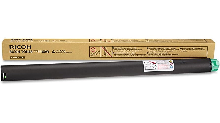Ricoh 1160W 888029 čierny (black) originální toner.
Originálny toner = záruka priamo od výrobcu tlačiarne
100 % použitie v tlačiarni - bezproblémové fungovanie s vašou tlačiarňou
Použitím originálnej náplne predlžujete životnosť tlačiarne
Osvedčená špičková kvalita - vysoko kvalitná a spoľahlivá tlač originálnou tlačovou kazetou od prvej do poslednej stránky
Trvalé a profesionálne výsledky tlače - dlhodobá udržateľnosť tlače
Kratšia prodleva pri tlači stránok
Garancia Vašej spokojnosti s použitím našej originálnej náplne
Zabezpečujeme bezplatnú recykláciu originálnych náplní
Zlyhanie náplne v menej ako 1% prípadov
Jednoduchá a rýchla výmena náplne

Kód výrobcu: 888029