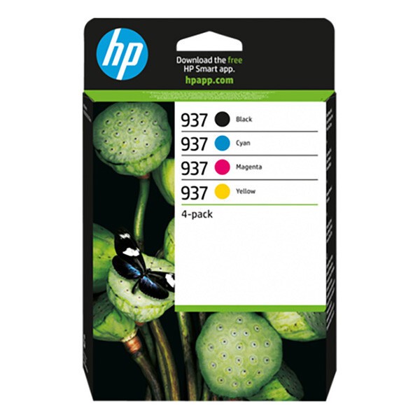 HP 937 6C400NE farebná (CMYK) sada originálne cartridge.
Originálna cartridge = záruka priamo od výrobcu tlačiarne
100 % použitie v tlačiarni - spoľahlivá a bezproblémová tlač
Použitím originálnej náplne predlžujete životnosť tlačiarne
Overená špičková kvalita - jasný a čitateľný text, jemná grafika, kvalitnejšie obrázky
Použitie originálnej kazety ponúka rýchly a vysoký výkon a pritom stabilné výsledky = EFEKTÍVNA TLAČ
Jednoduchá inštalácia a údržba
Zabezpečujeme bezplatnú recykláciu originálnych náplní
Garancia Vašej spokojnosti s použitím našej originálnej náplne

Kód výrobcu: 6C400NE
