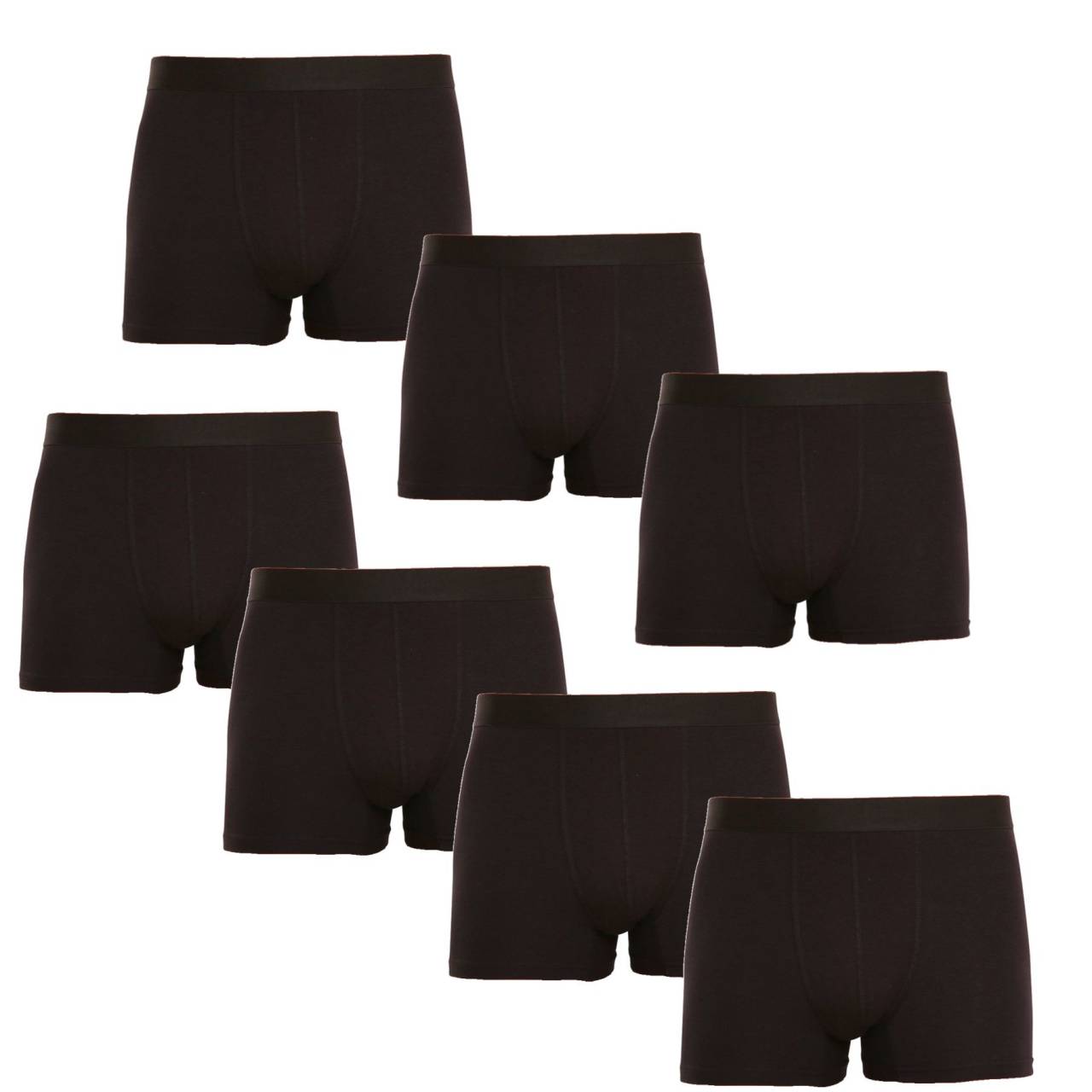 7PACK Pánske boxerky Nedeto čierne (7NB001) 5XL, trenky.
Doprajte si maximálne pohodlie a štýl s pánskymi boxerkami Nedeto v klasickej čiernej farbe.
Kvalitný a odolný materiál pre moderného muža
Boxerky sú vyrobené z kvalitnej zmesi bavlny a elastanu.
Boxerky Nedeto majú moderný dizajn a pohodlný strih
Boxerky Nedeto sú navrhnuté v minimalistickom dizajne s tkanou gumičkou s výrazným logom Nedeto, čo dodáva spodnej bielizni moderný vzhľad.
Prečo si boxerky Nedeto zamilujete

Bavlnený materiál: Mäkký, jemný a priedušný materiál, ktorý zaručuje celodenný komfort a pohodlie.


Klasický strih a štýlové detaily: Jednoduchý a moderný dizajn v univerzálnej čiernej farbe pre každodenný štýl a pohodlie.


Skvelý pomer ceny a kvality: Získajte tri kusy kvalitnej spodnej bielizne za nízku cenu.

Česká značka Nedeto ponúka kvalitnú spodnú bielizeň za skvelú cenu
Spodnú bielizeň Nedeto nielen predávame, ale stojíme aj za jej výrobou.
Ako sa starať o svoje nové boxerky Nedeto?
Aby vaša obľúbená spodná bielizeň zostala dlho v perfektnom stave, dbajte na jej údržbu.

Pranie: Boxerky odporúčame prať pri maximálnej teplote 30°C.


Sušenie: Boxerky sa môžu sušiť v sušičke pri nízkej teplote.


Žehlenie: Boxerky sa môžu žehliť, žehličku nastavte na nižšiu teplotu vhodnú pre bavlnu.

Tip: Staňte sa expertom na údržbu spodnej bielizne vďaka radám v našom článku a doprajte svojim obľúbeným kúskom starostlivosť, ktorú si zaslúžia.