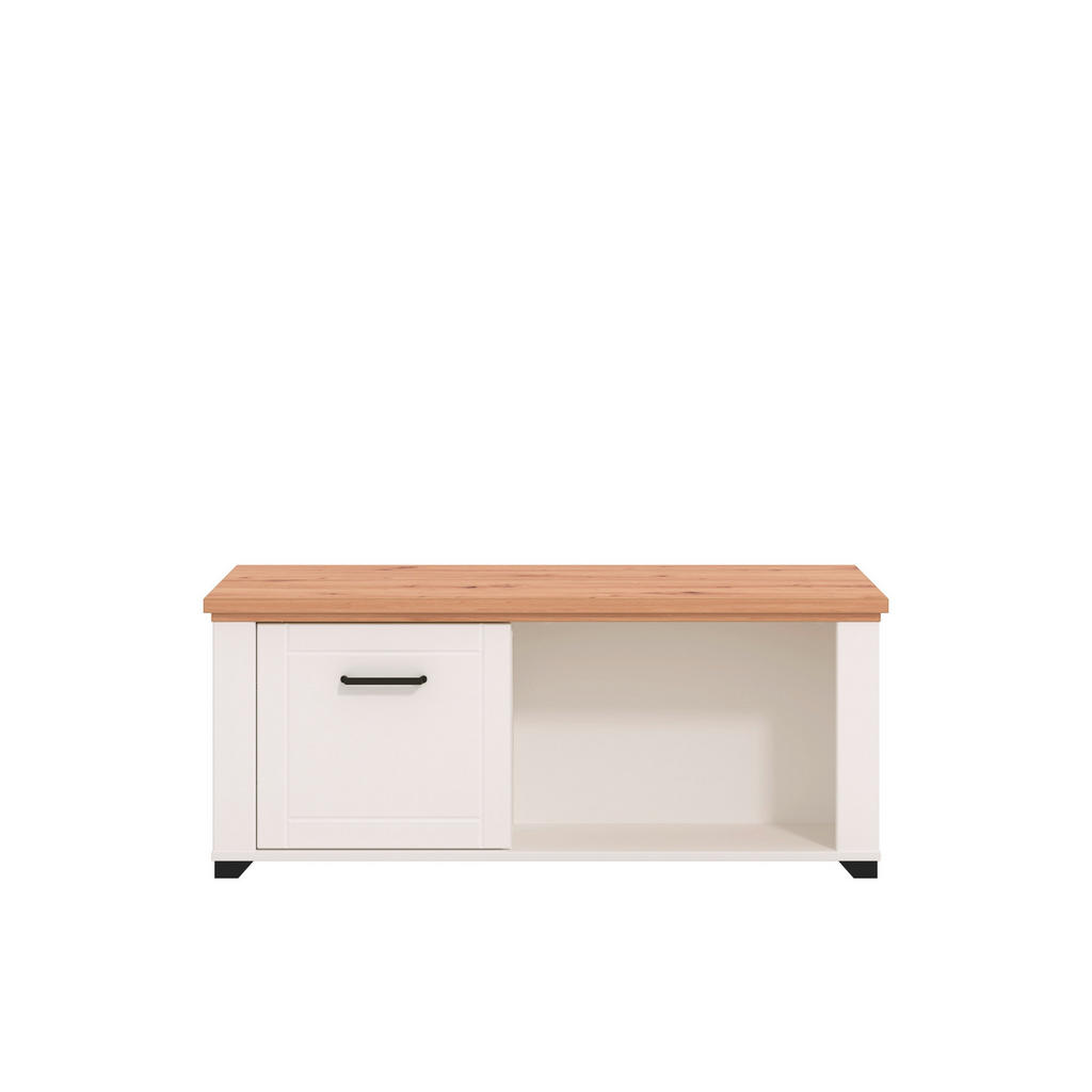 Landscape KONFERENČNÝ STOLÍK, biela, dub artisan, kompozitné drevo, 115/48/56 cm.