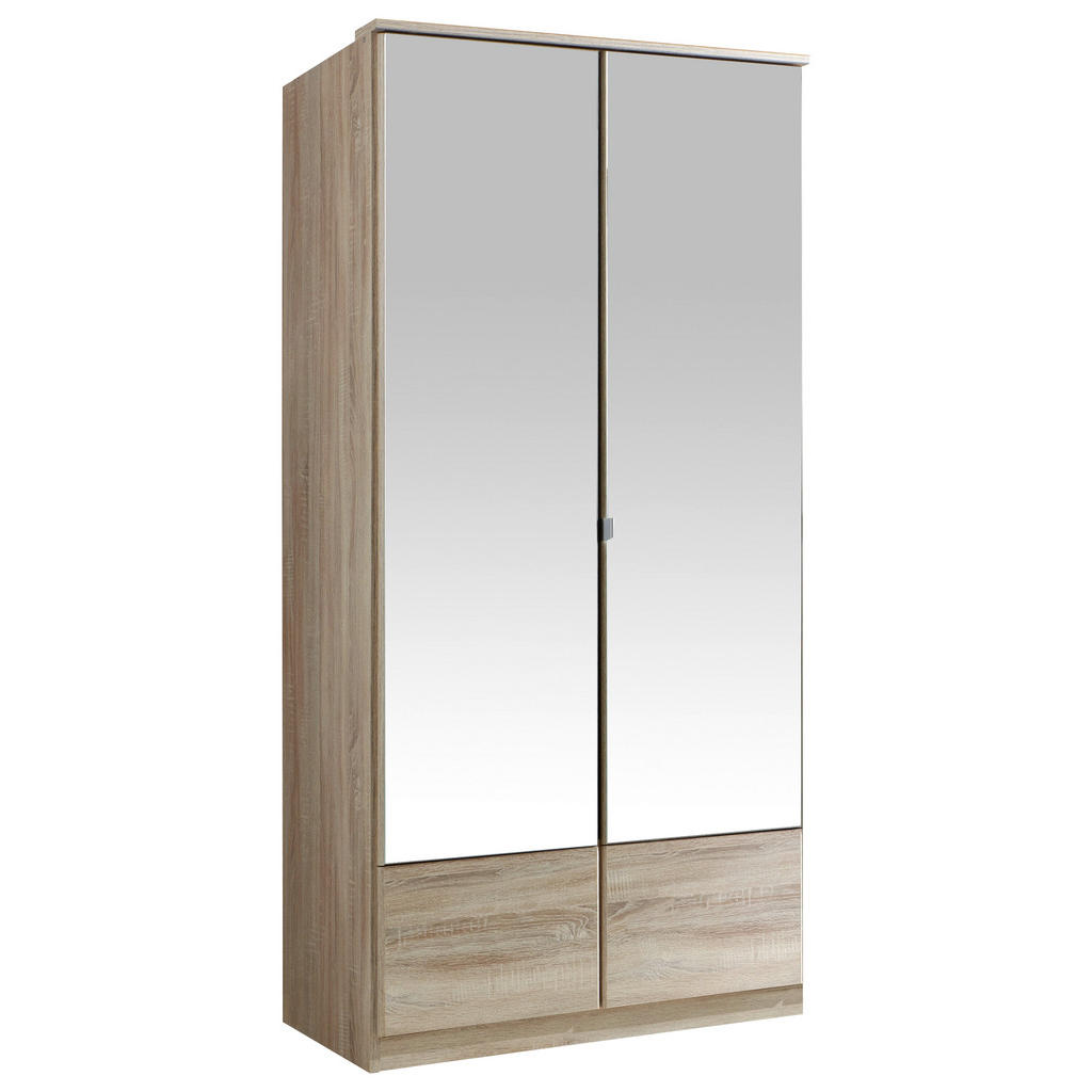 MID.YOU SKRIŇA SO ZRKADLOM, farba duba, 90/199/58 cm.