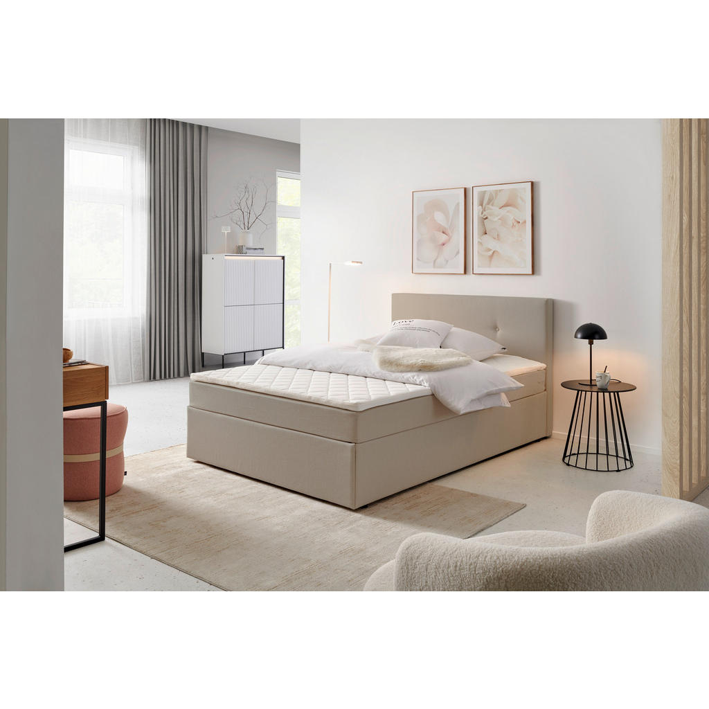 P & B AMERICKÁ POSTEĽ, 120/200 cm, piesková.