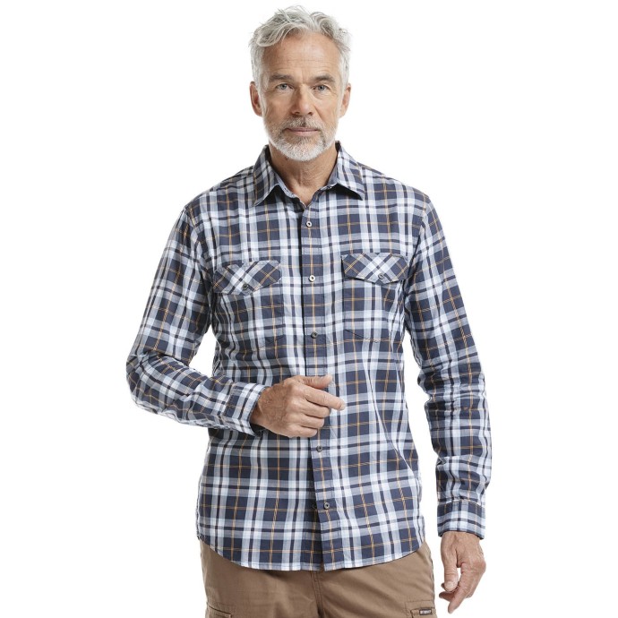 Bushman shirt Harrold dark blue S.
 &nbsp;
 Weight: 125 g/m2