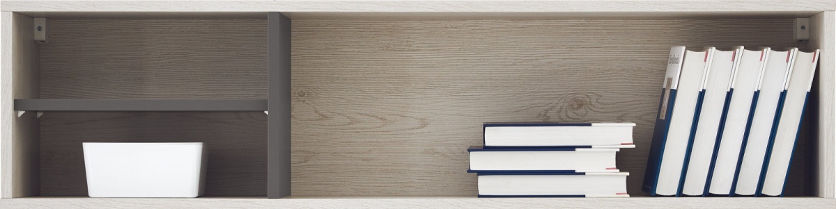 Závesná polica mateo - dub/biela/šedá.

 

Kolekcia nábytku Mateo v sebe snúbi elegantný moderný dizajn s funkčnosťou.

 

Rozmery police Mateo sú 120x30x25cm (š, v, h).

 

Všetok nábytok patriaci do kolekcie Mateo nájdete nižšie v súvisiacich produktoch.