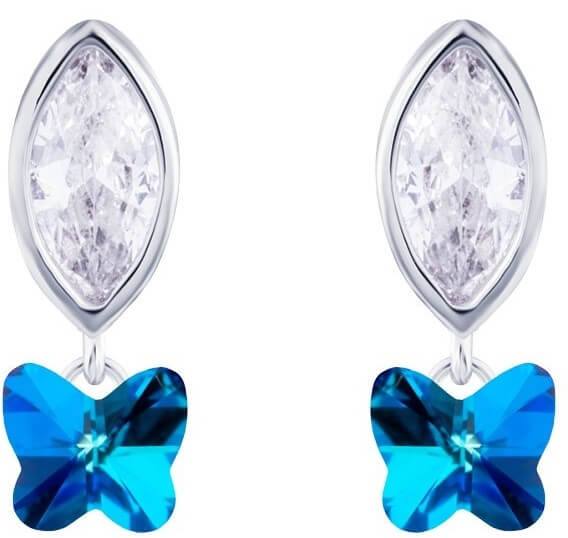 Preciosa Strieborné náušnice s kryštálom Tree of Life 6073 46.