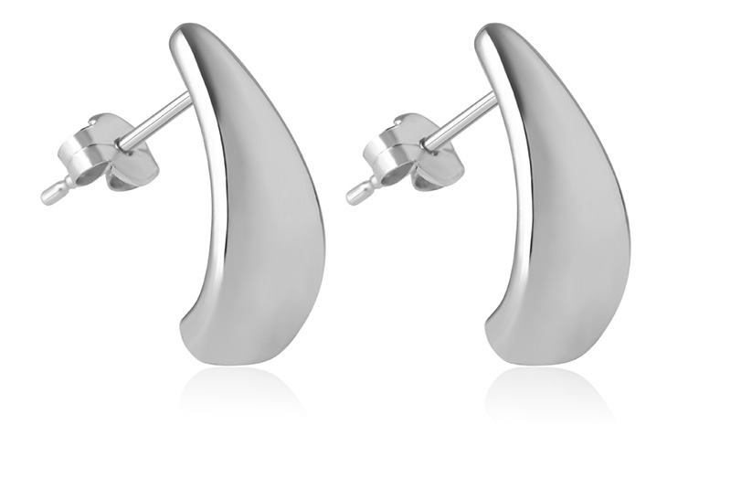 Brilio Módne náušnice z bieleho zlata Tear drop 14/202.831/6 Esp White gold.