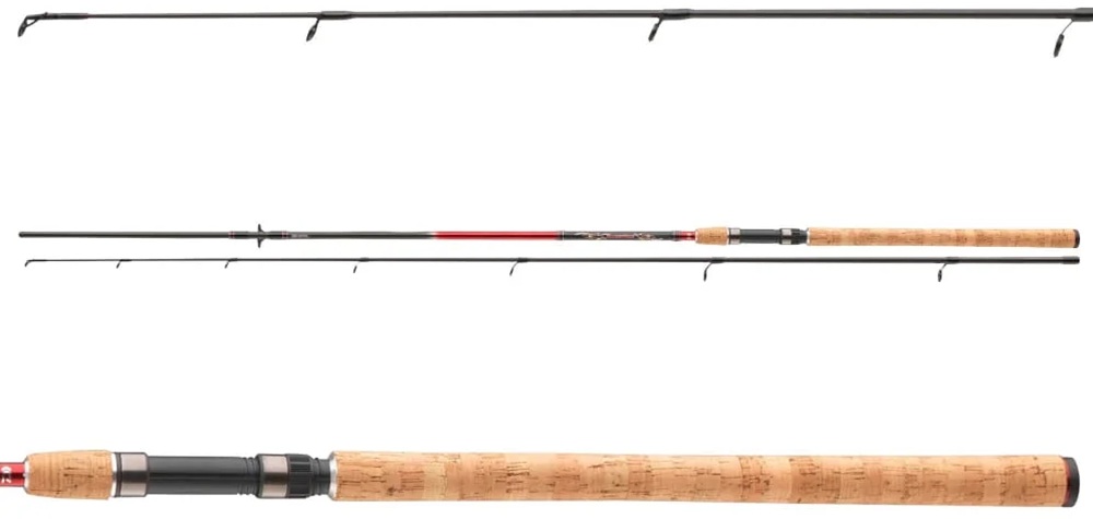 Daiwa prút sweepfire spin 2,4 m 10-40 g 2 diely.
 Tieto prúty Sweepfire Spinning, vybavené očkami z oxidu hliníka, príjemnou korkovou rukoväťou a sviežim dizajnom, sú k dispozícii s úplne skvelým pomerom ceny a výkonu