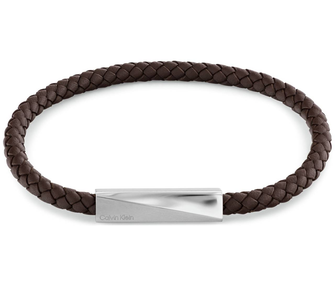 Calvin Klein Nadčasový kožený náramok pre mužov Iconic Id 35100064.