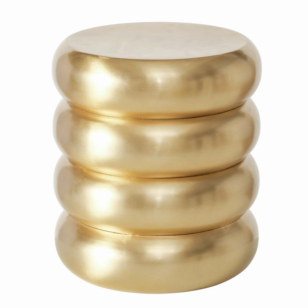 PRÍRUČNÝ STOLÍK, zlatá.