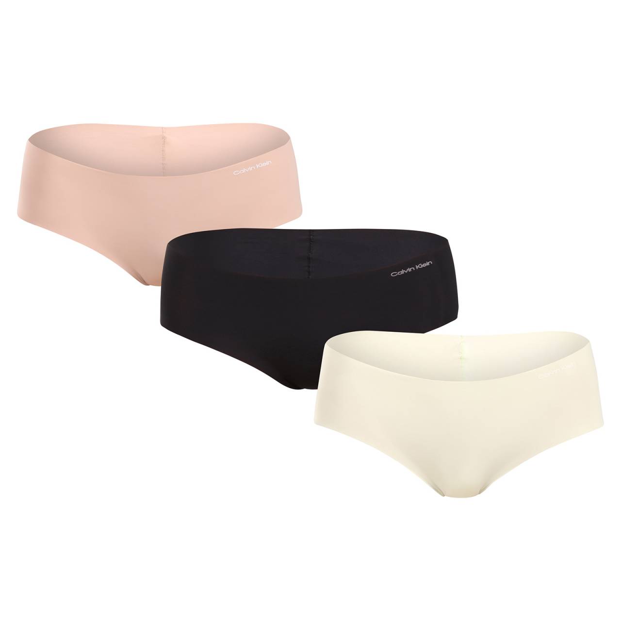 3PACK braguitas de mujer Calvin Klein sin costuras multicolor (QD3559E-WAO) L.